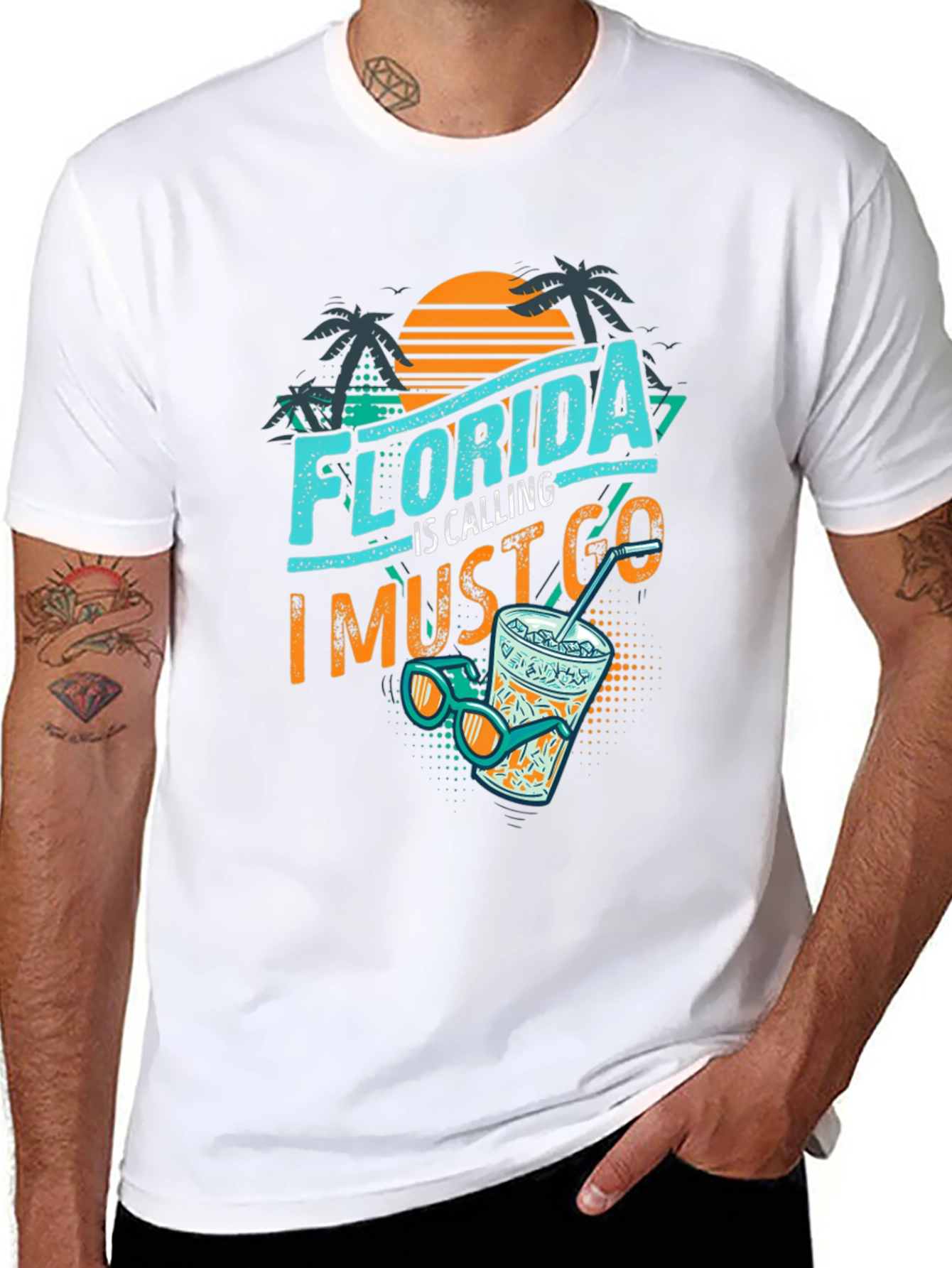 Florida is Calling Graphic Tee - Vacation Ready