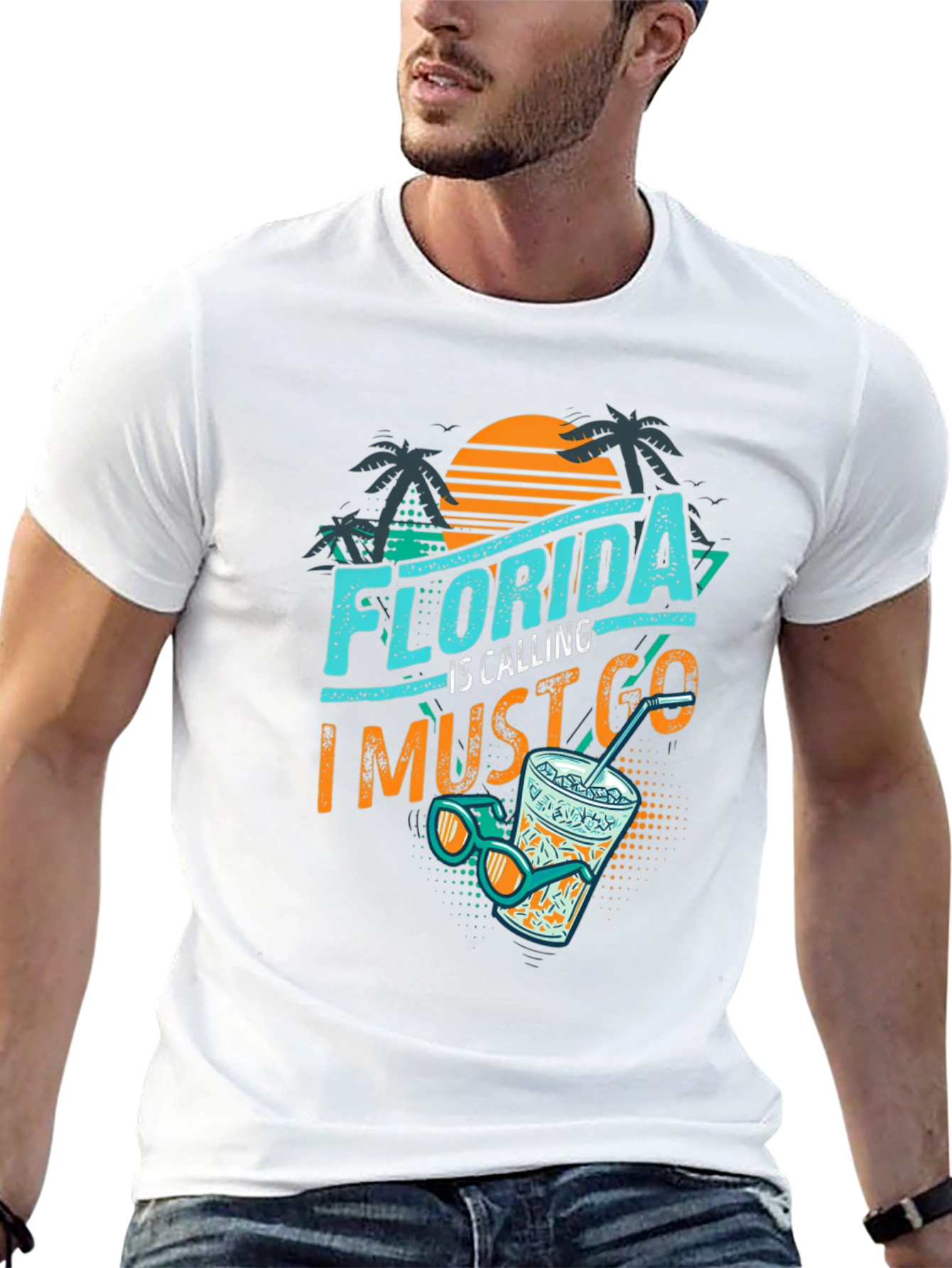 Florida is Calling Graphic Tee - Vacation Ready
