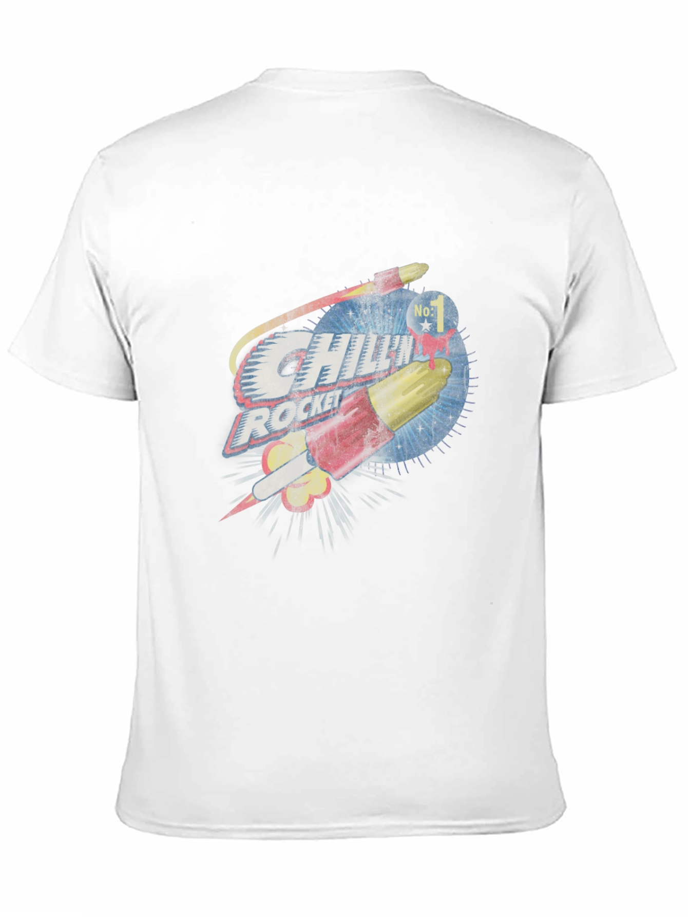 Chili Rocket Graphic Tee - Retro Design