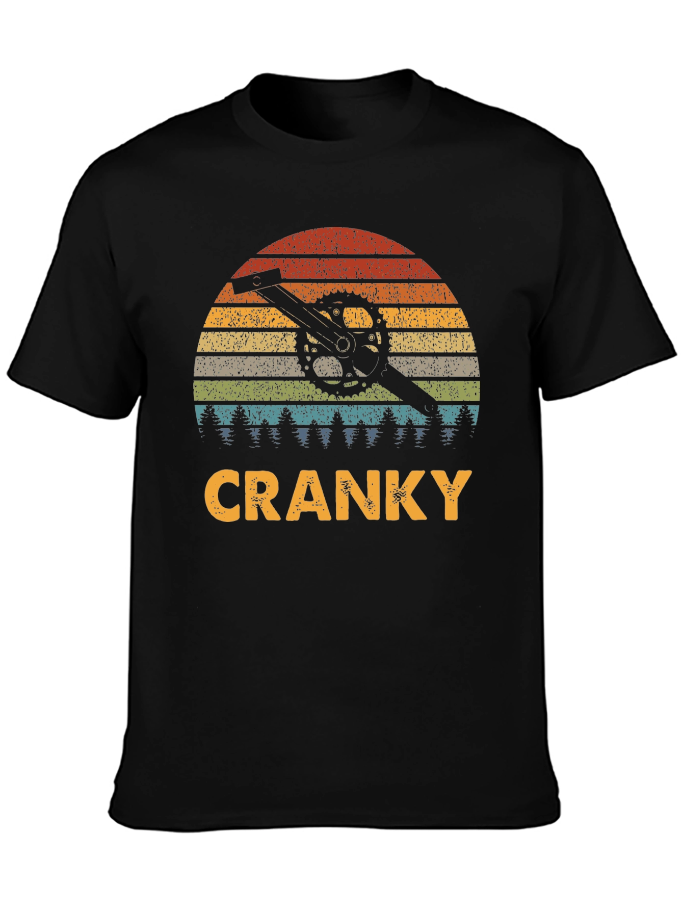 Cranky Retro Bike T-Shirt