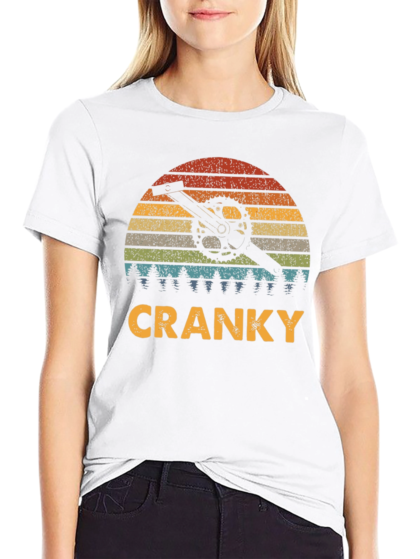 Cranky Retro Bike T-Shirt