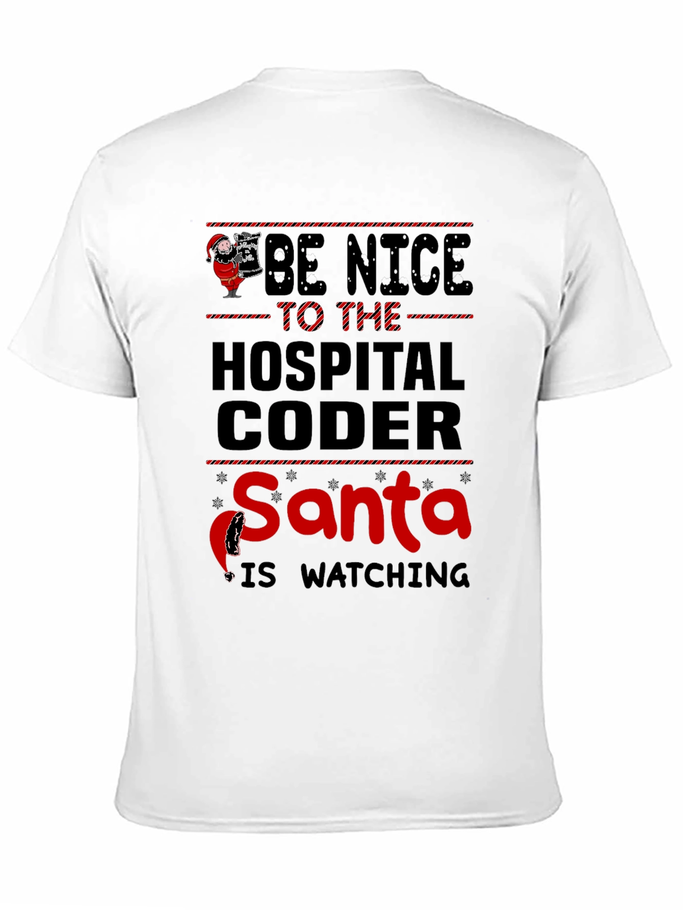 Funny Hospital Coder Santa T-Shirt