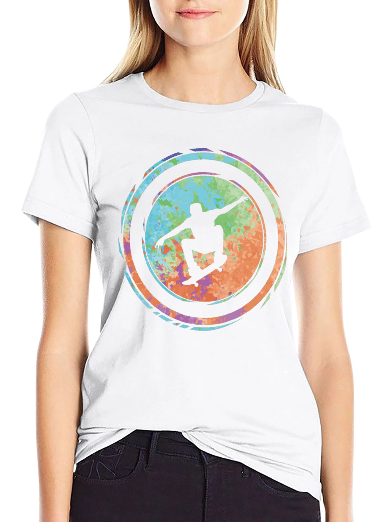 Skateboarder Graphic Tee - Cool & Casual