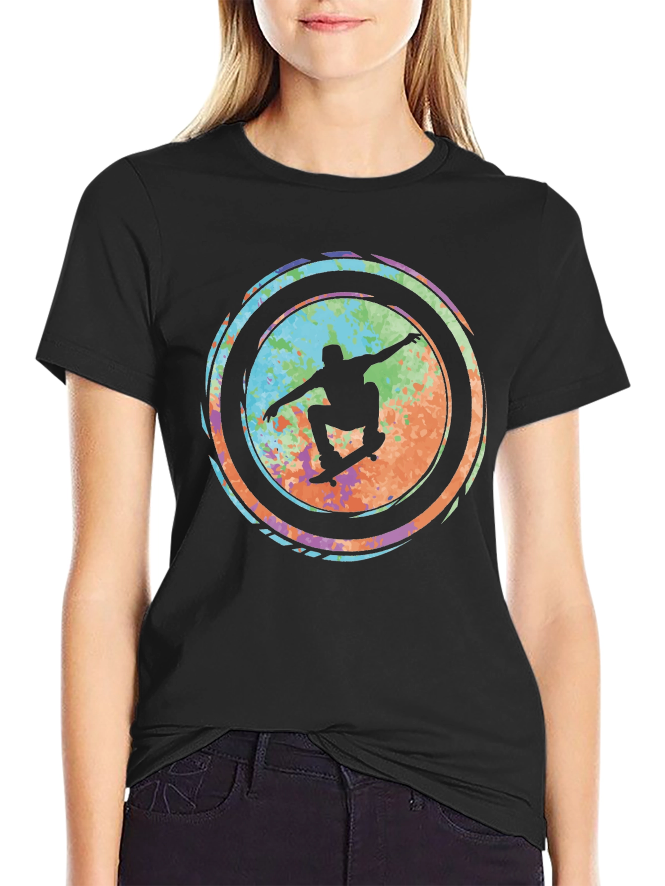 Skateboarder Graphic Tee - Cool & Casual