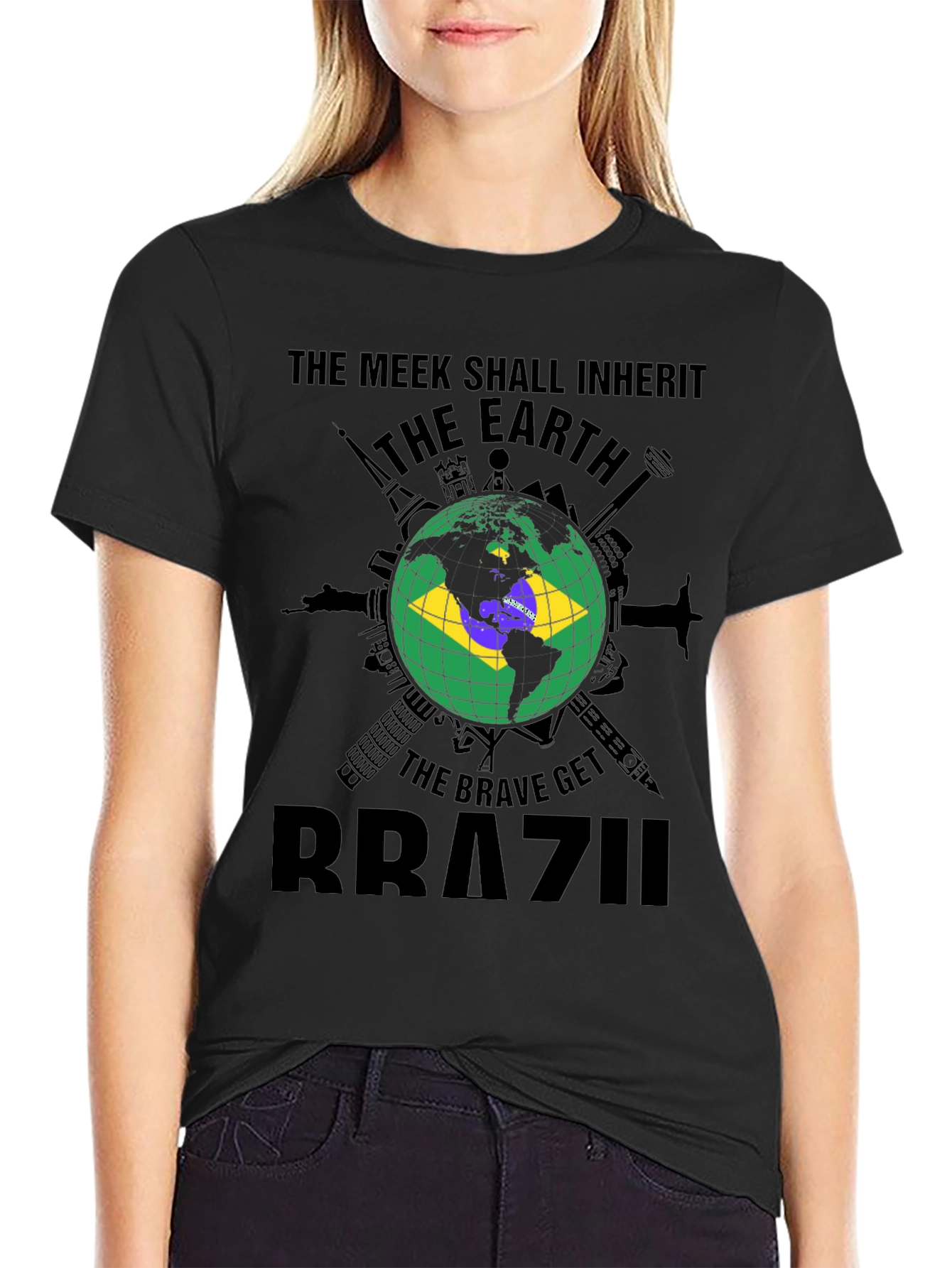 The Meek Shall Inherit Brazil T-Shirt
