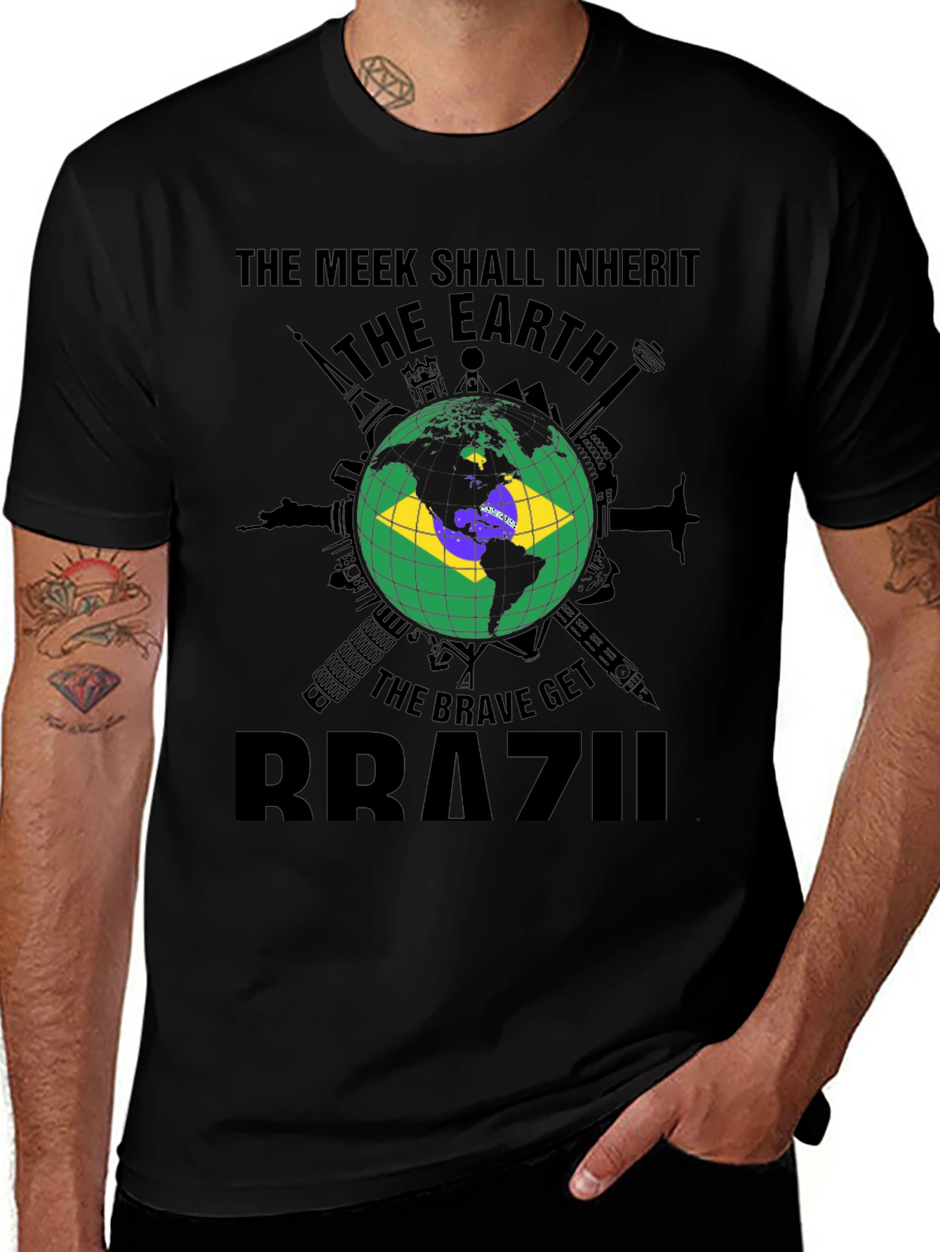 The Meek Shall Inherit Brazil T-Shirt