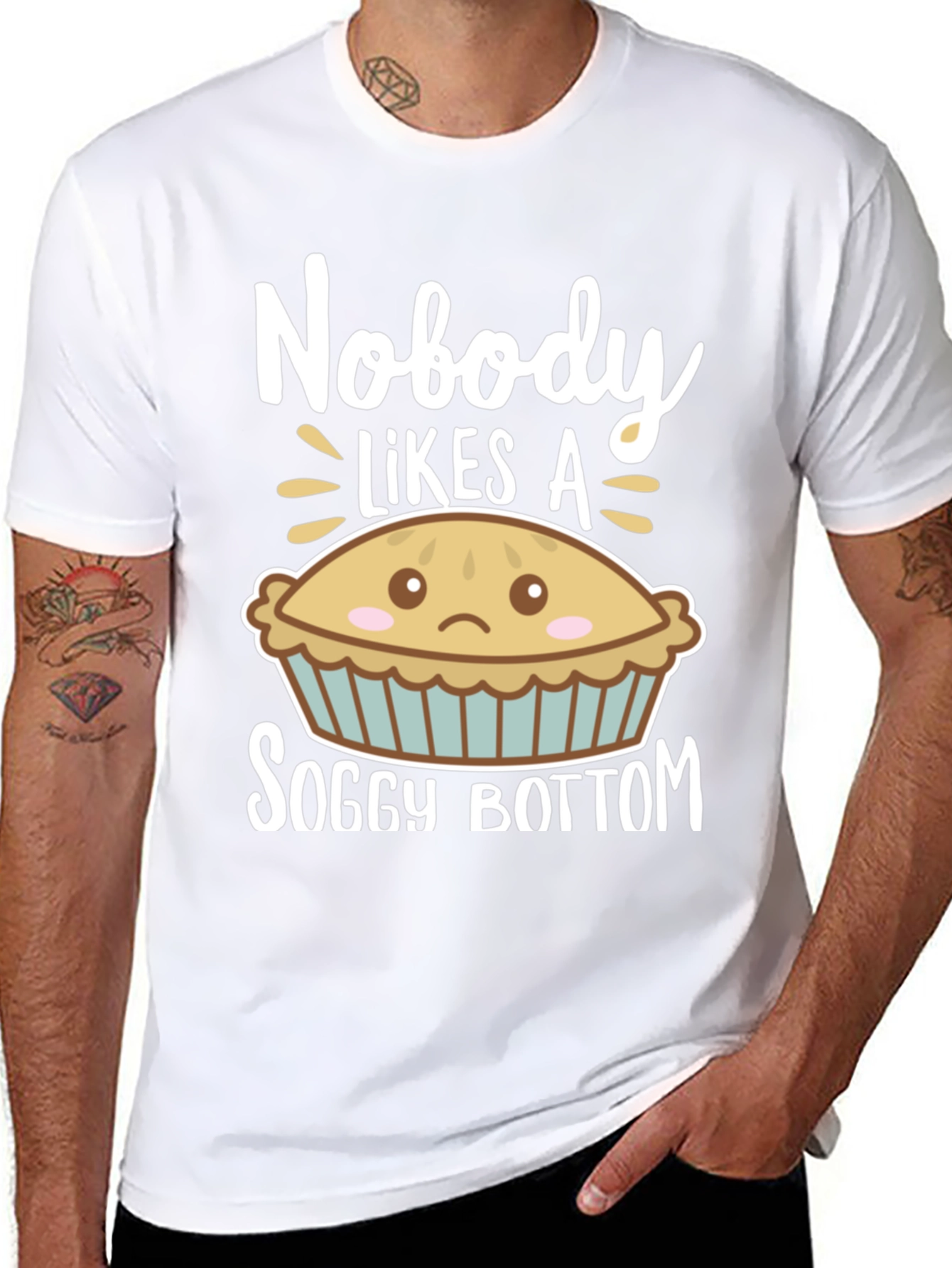Nobody Likes a Soggy Bottom Funny T-Shirt