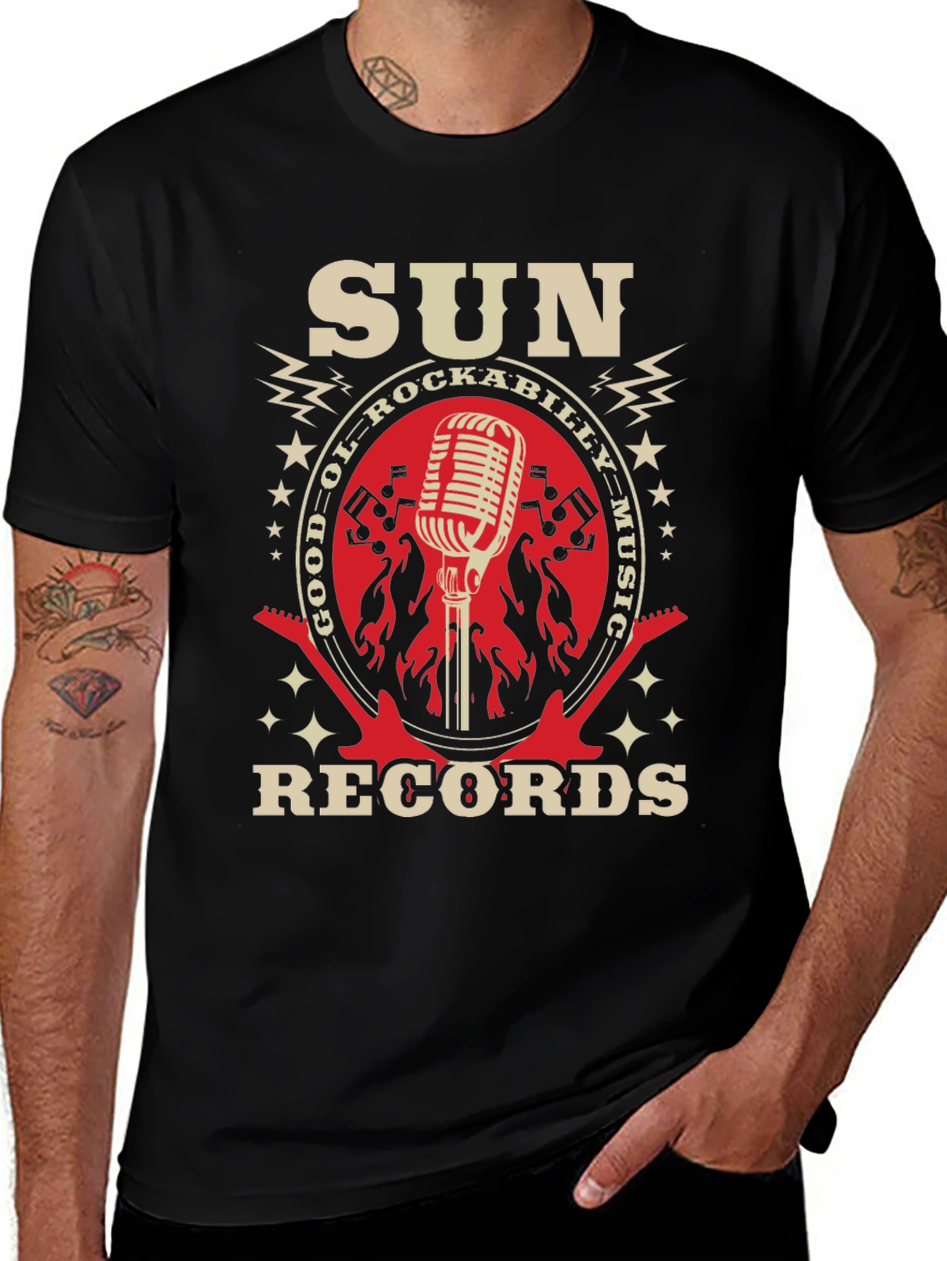 Sun Records Rockabilly Music T-Shirt