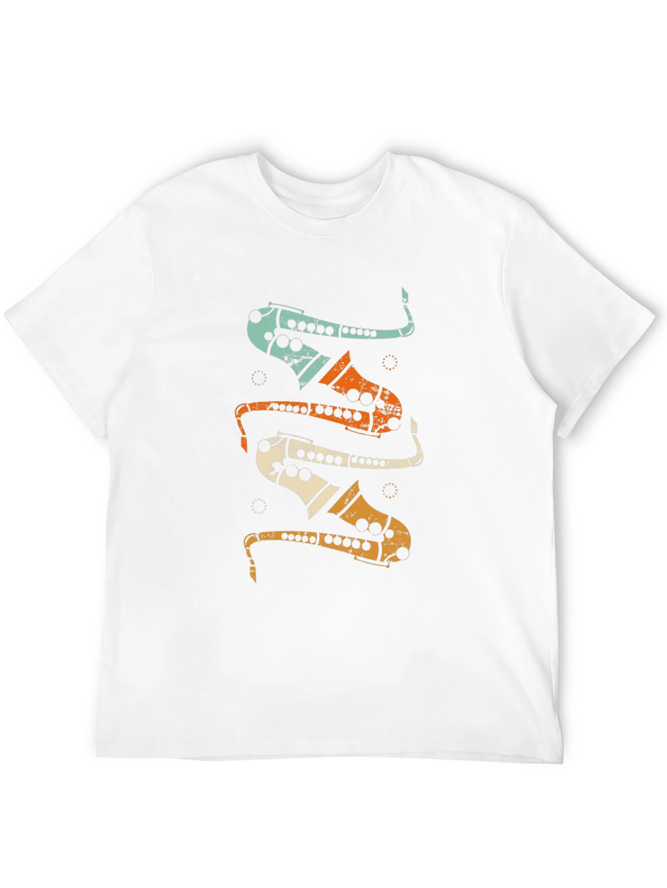 Saxophone Retro Music T-Shirt