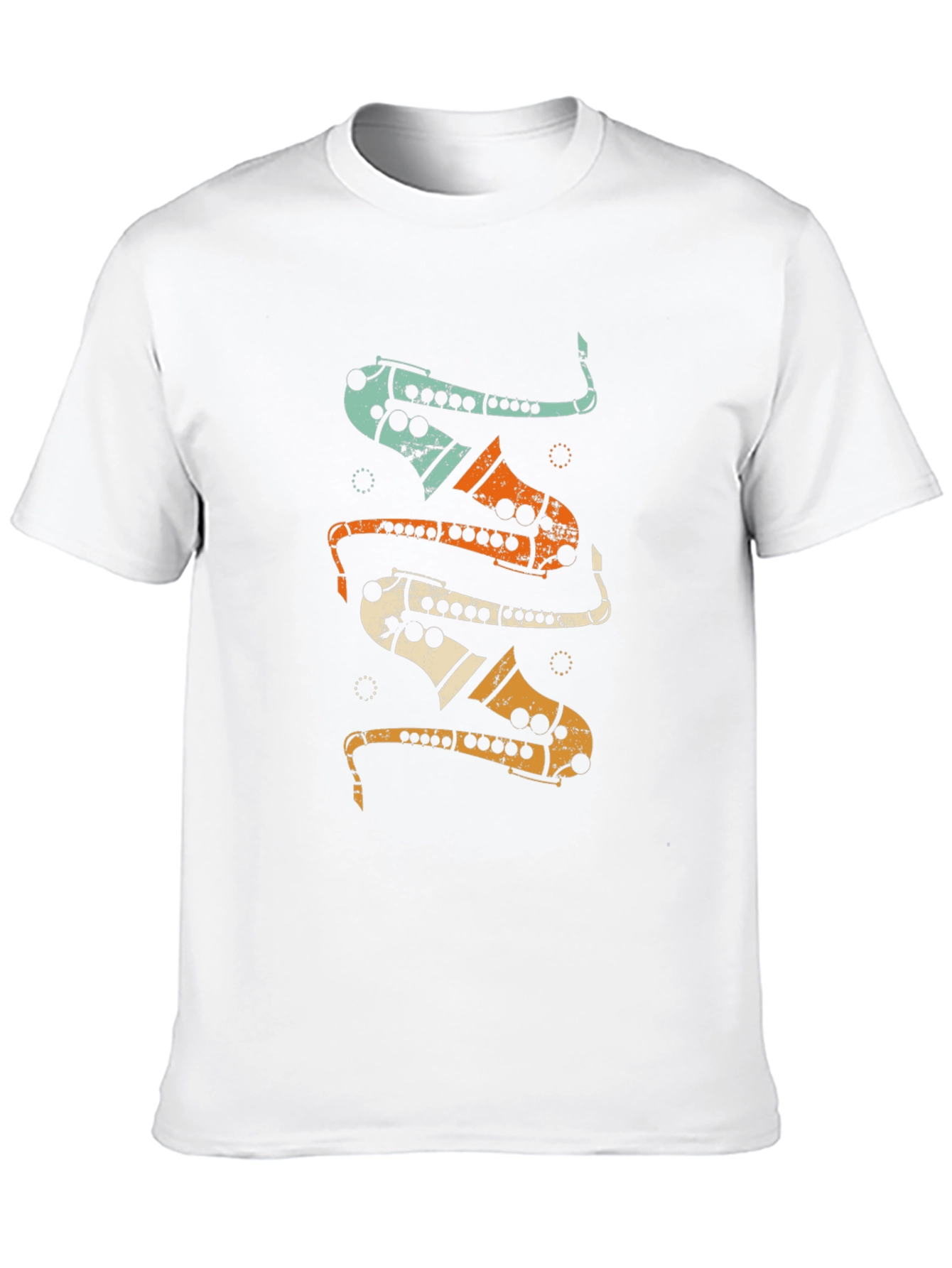 Saxophone Retro Music T-Shirt