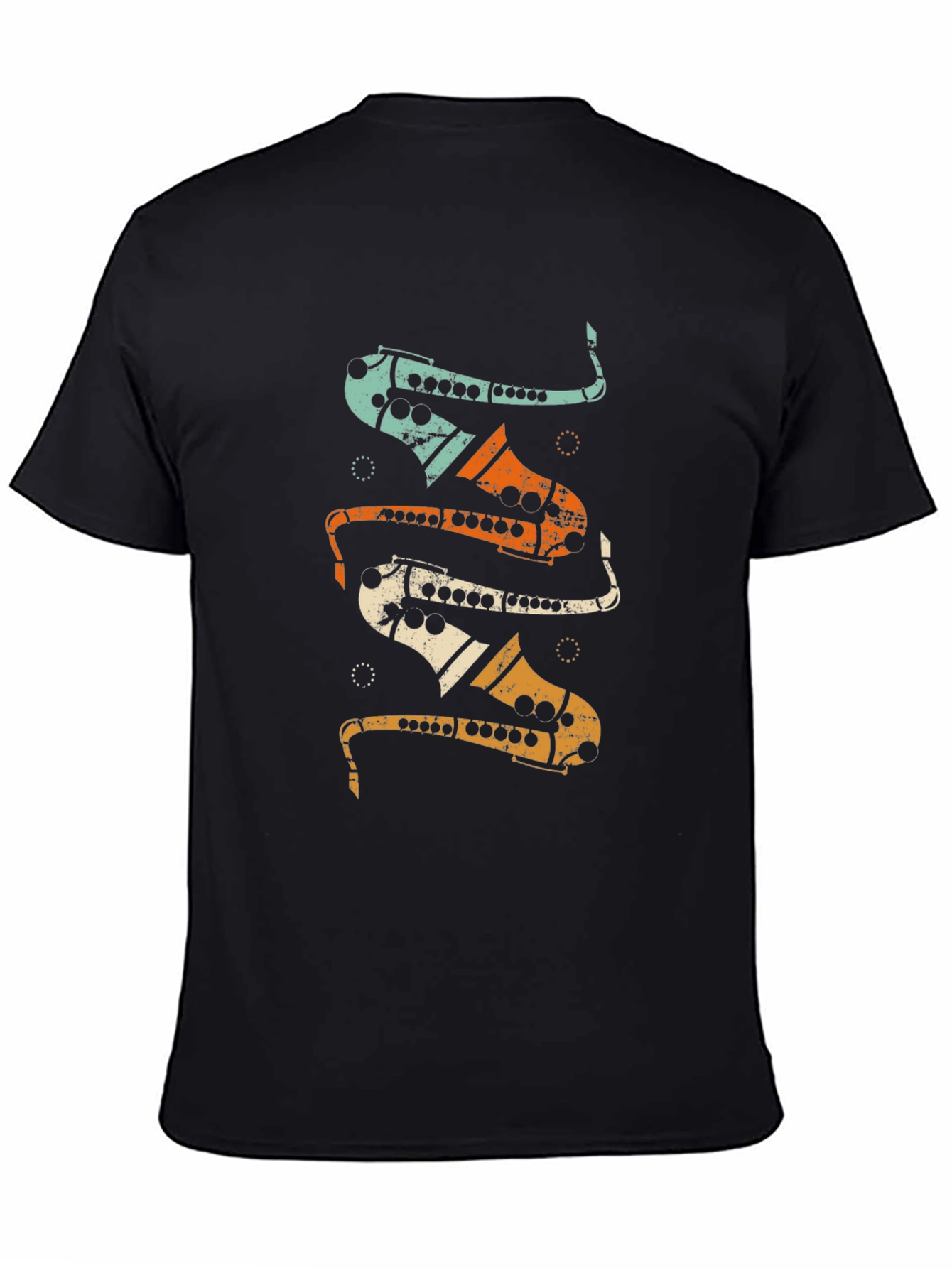 Saxophone Retro Music T-Shirt