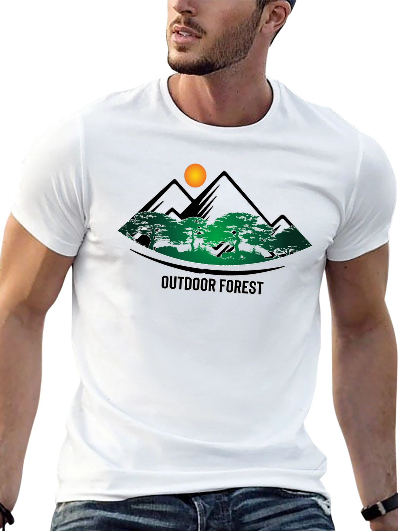 Outdoor Forest Graphic T-Shirt