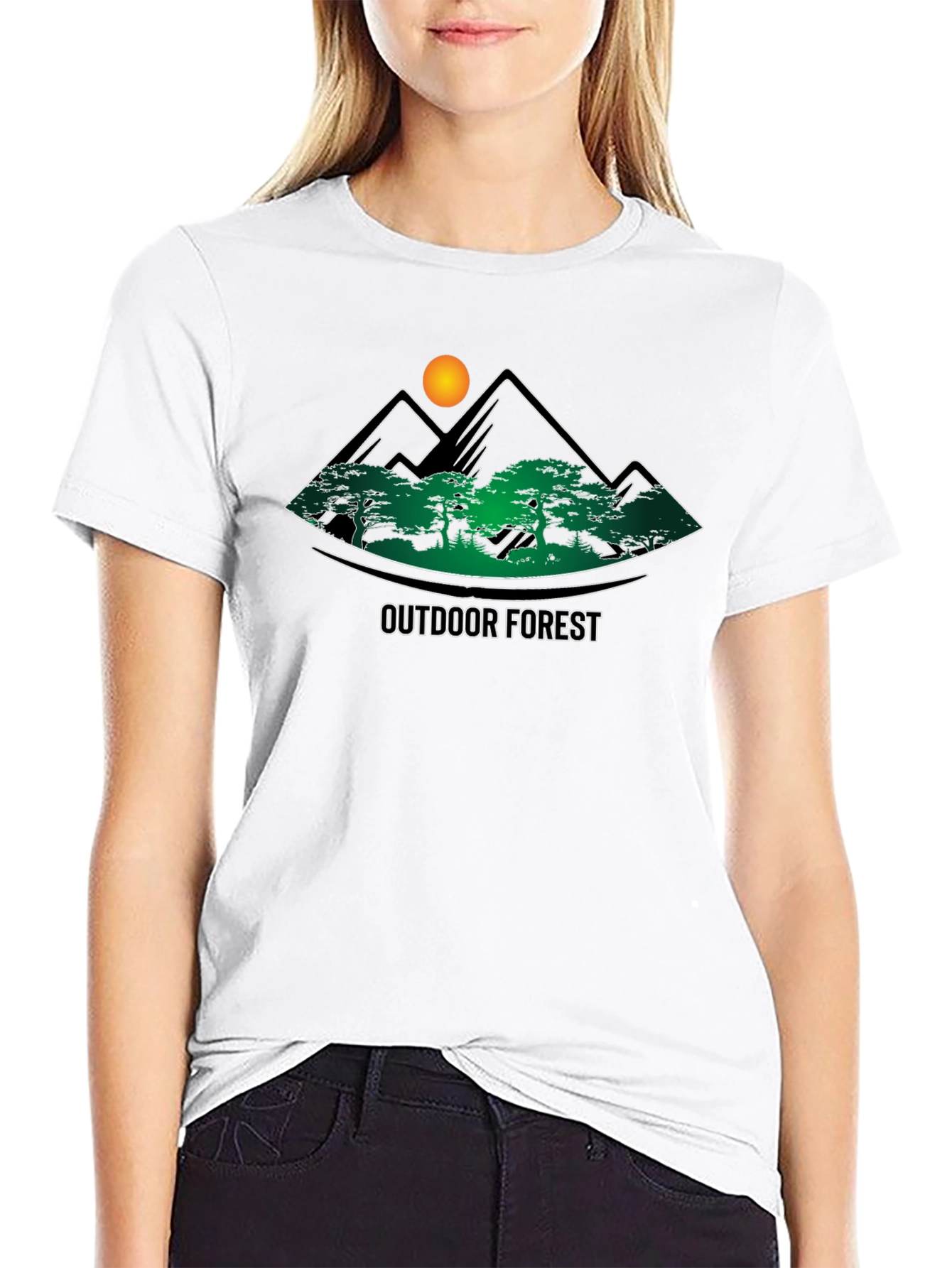 Outdoor Forest Graphic T-Shirt