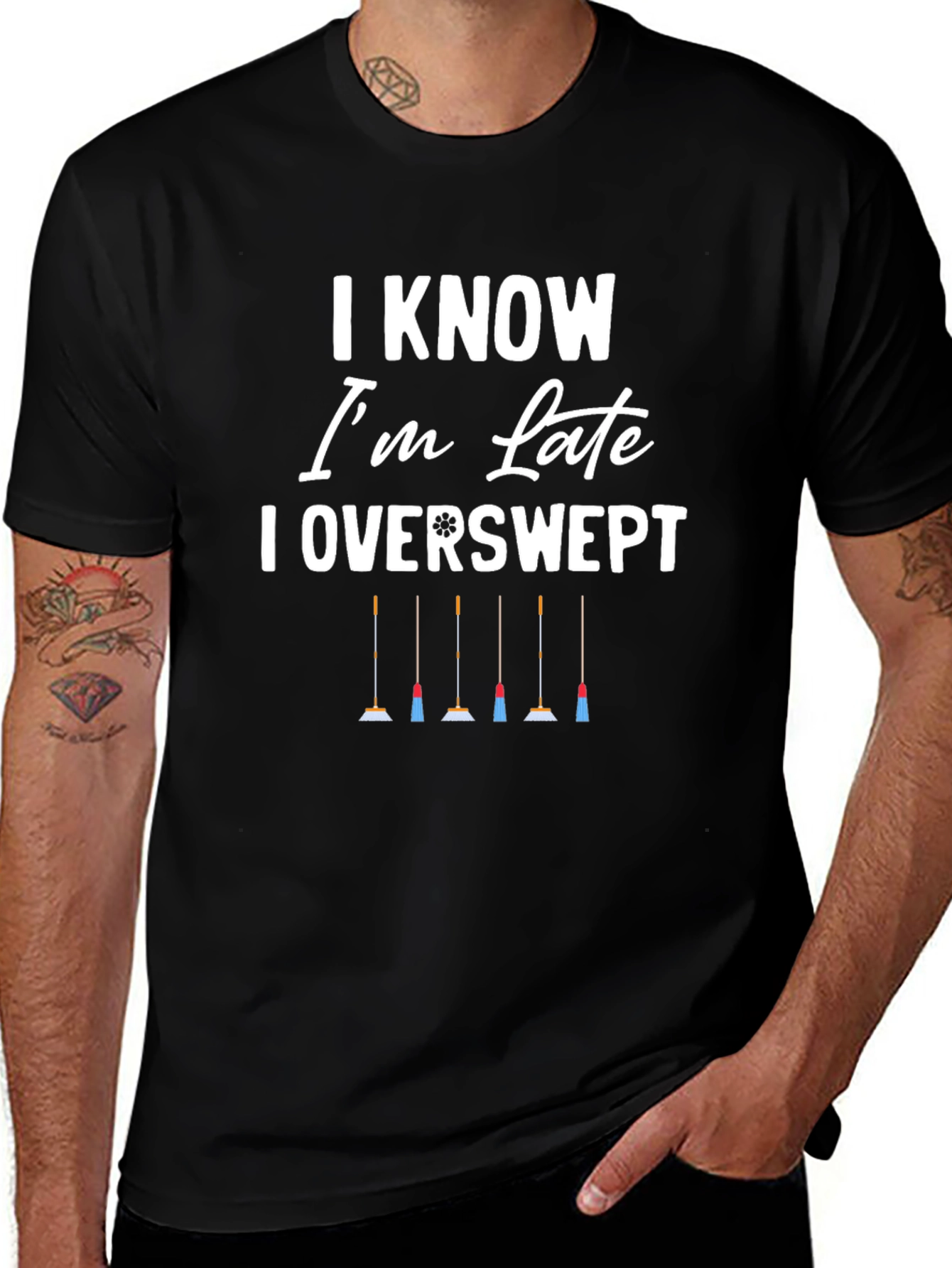 I Know Im Late Overswept T-Shirt