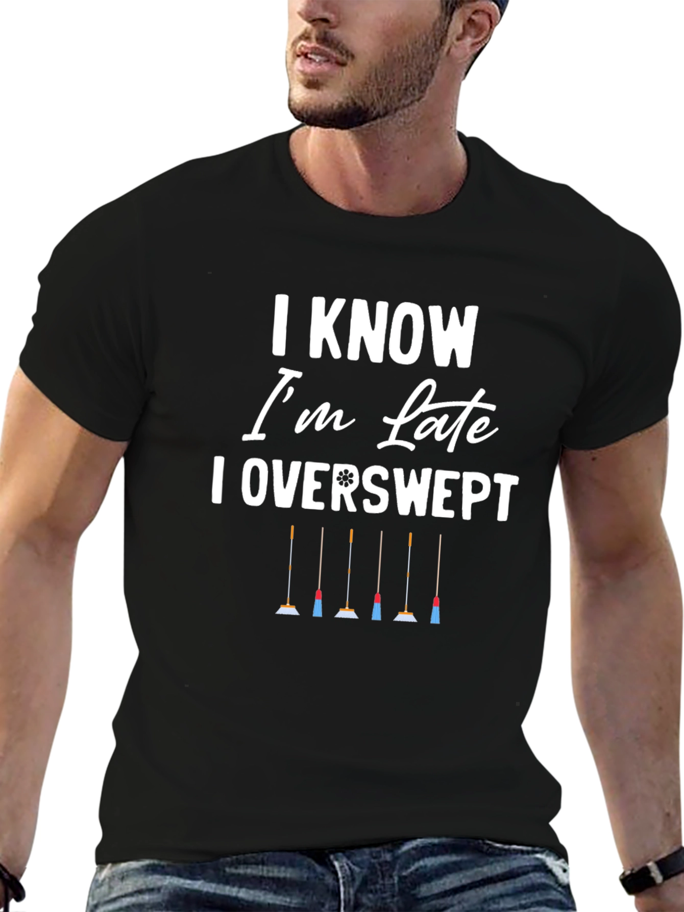 I Know Im Late Overswept T-Shirt