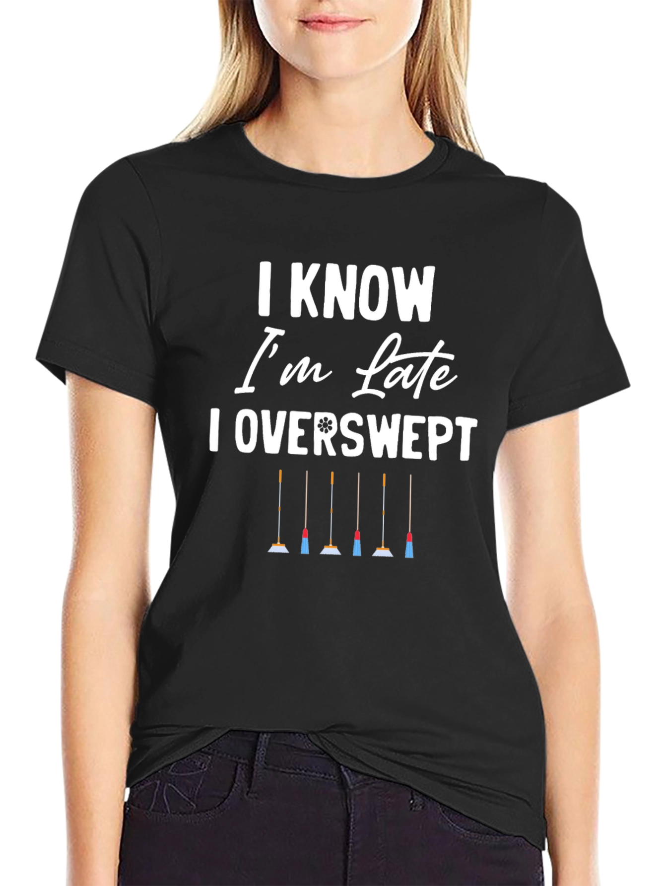 I Know Im Late Overswept T-Shirt
