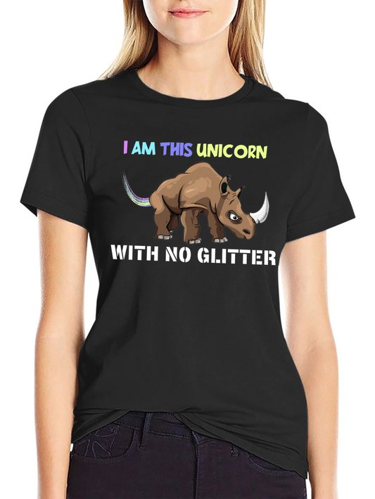 I Am This Unicorn T-Shirt Funny Rhino Tee