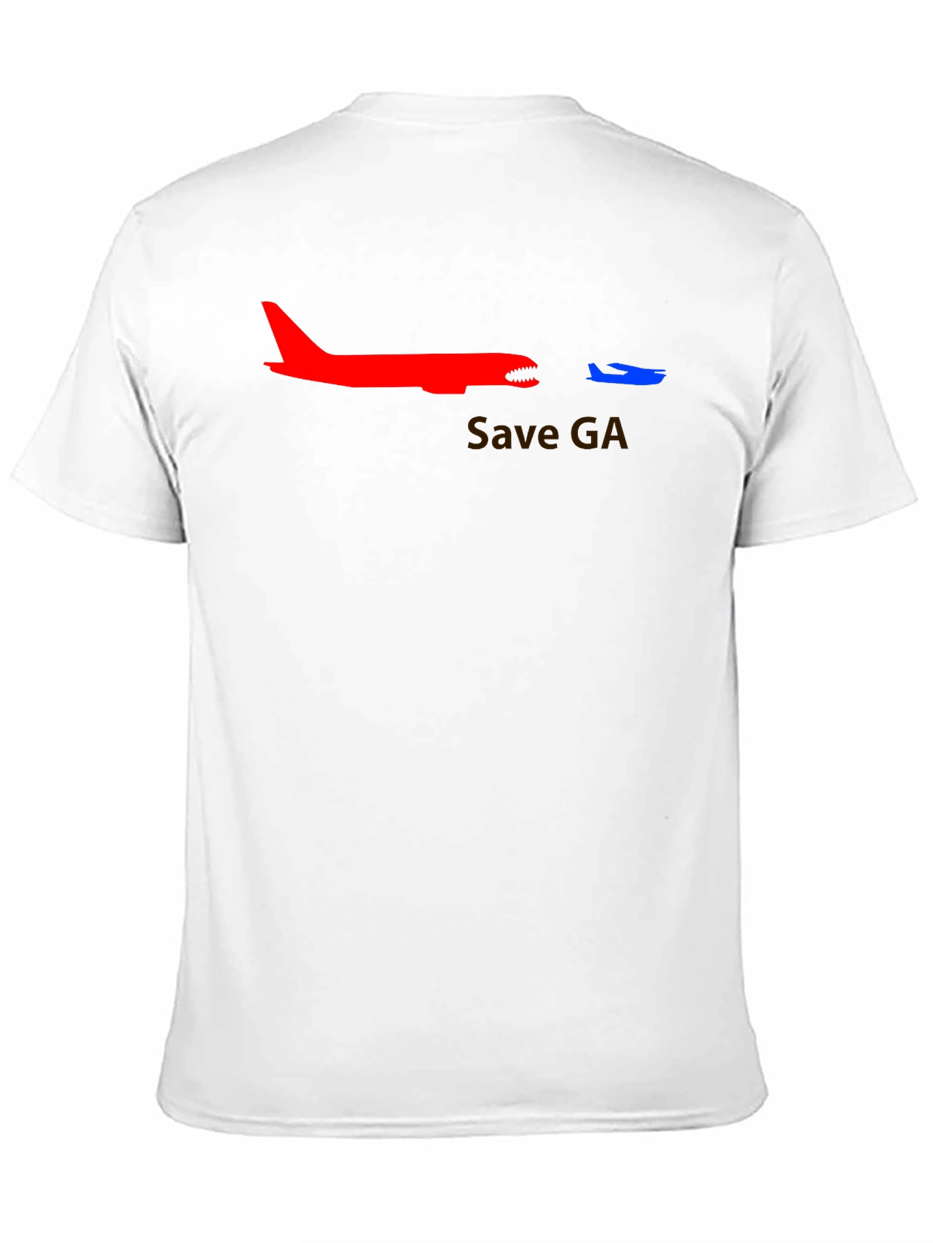 Save GA T-Shirt: Graphic Airplane Tee