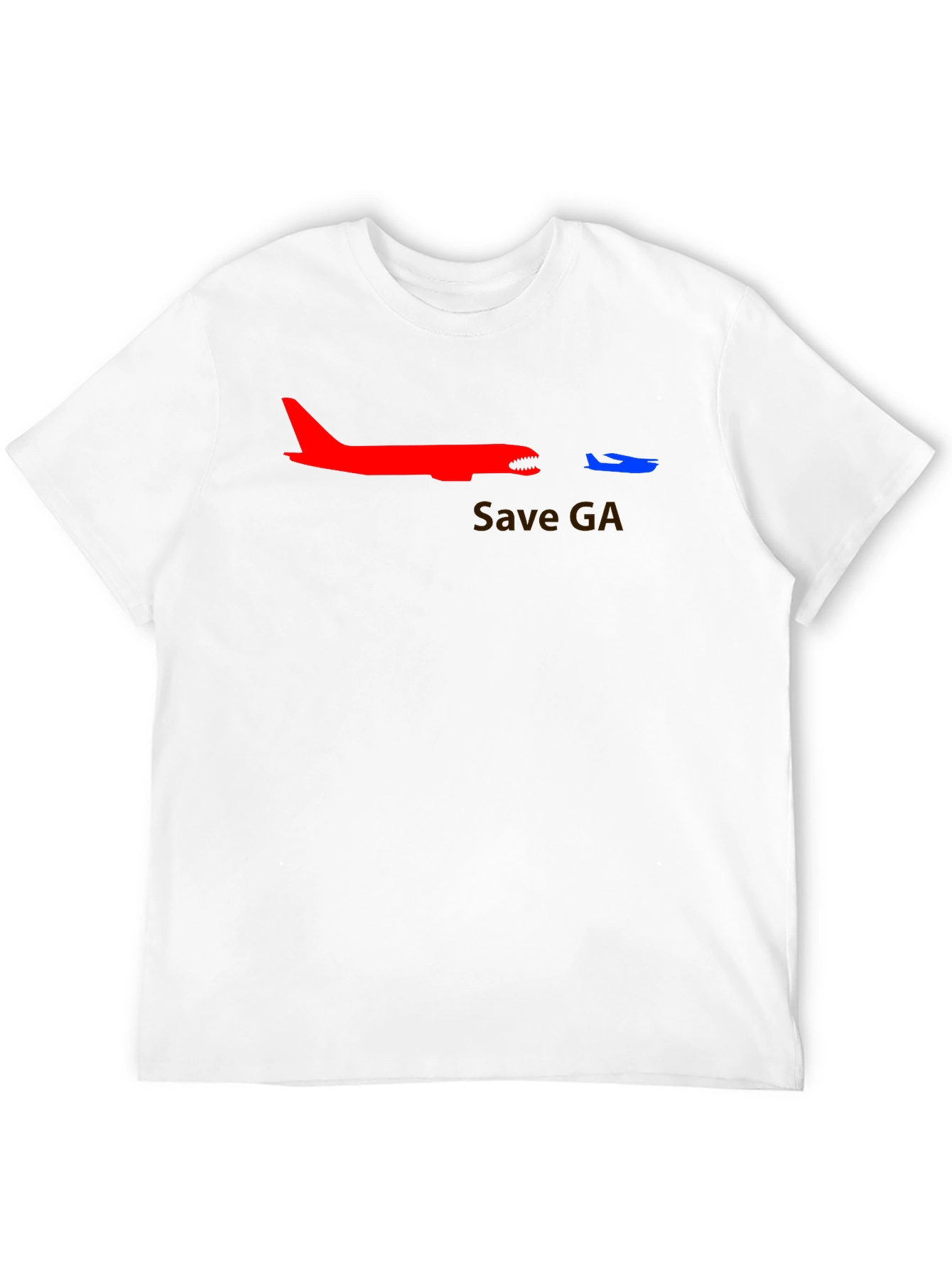 Save GA T-Shirt: Graphic Airplane Tee