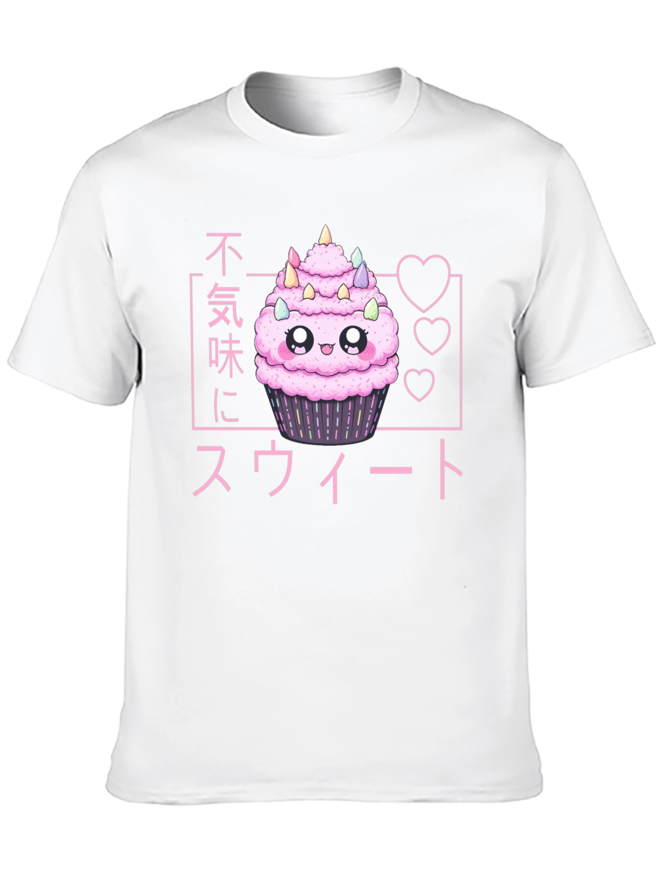 Kawaii Cupcake T-Shirt - Sweet Japanese Style Design