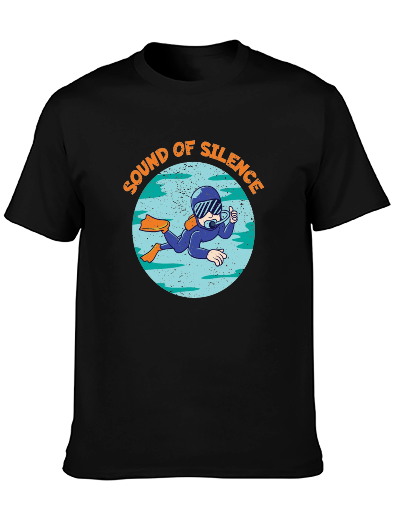 Sound of Silence Diver Graphic T-Shirt