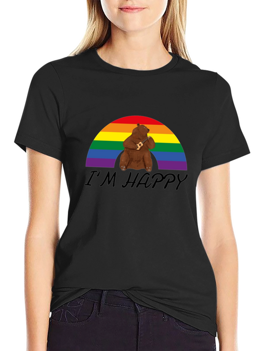 Happy Bear Rainbow Pride T-Shirt