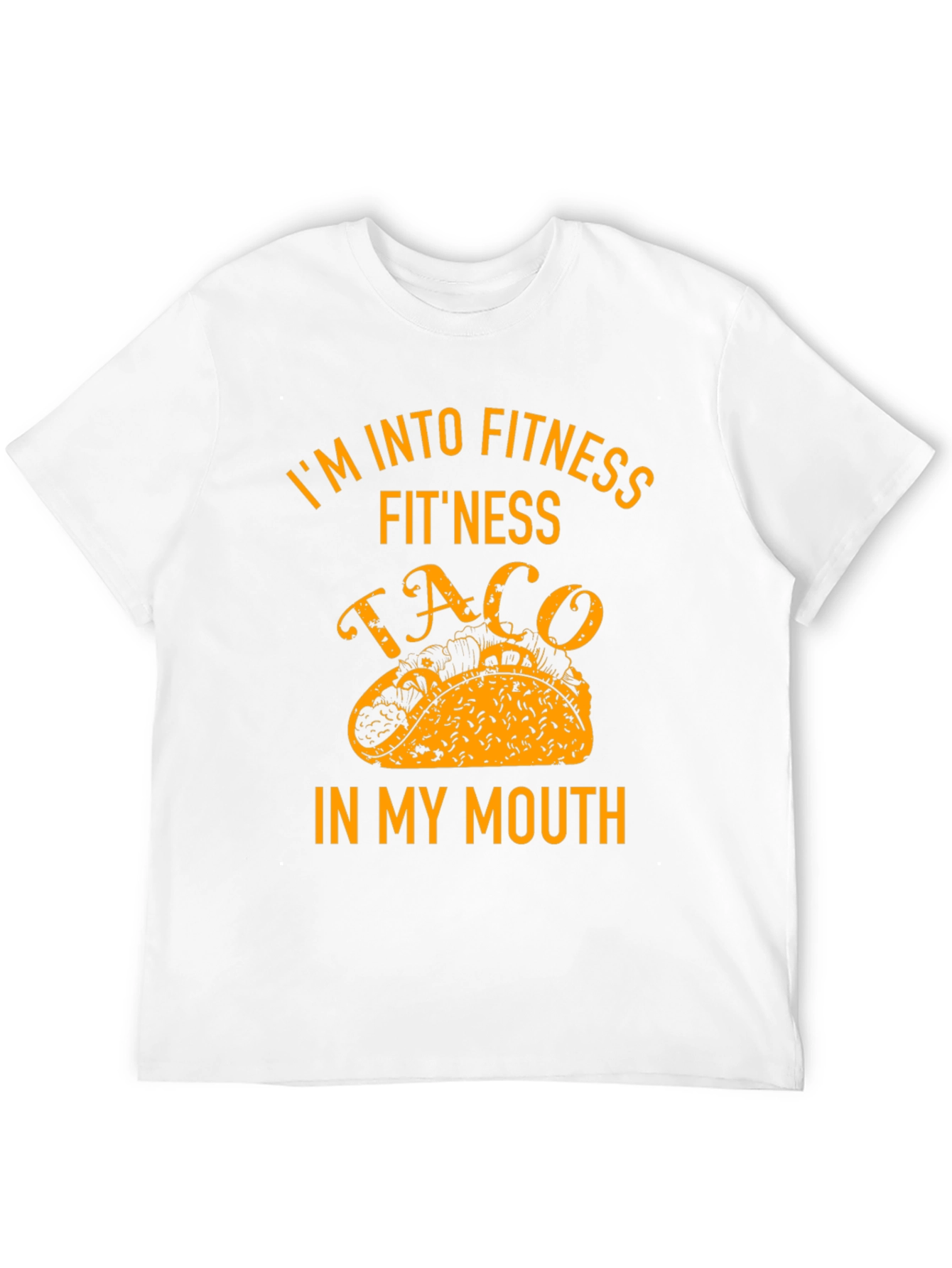 Fitness Taco In My Mouth Graphic T-Shirt