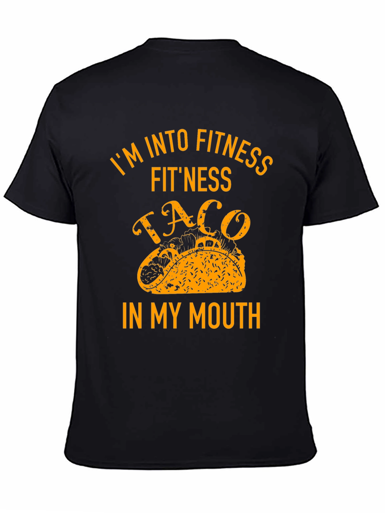 Fitness Taco In My Mouth Graphic T-Shirt
