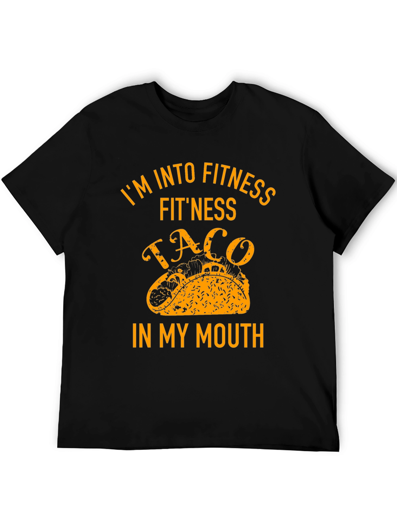 Fitness Taco In My Mouth Graphic T-Shirt