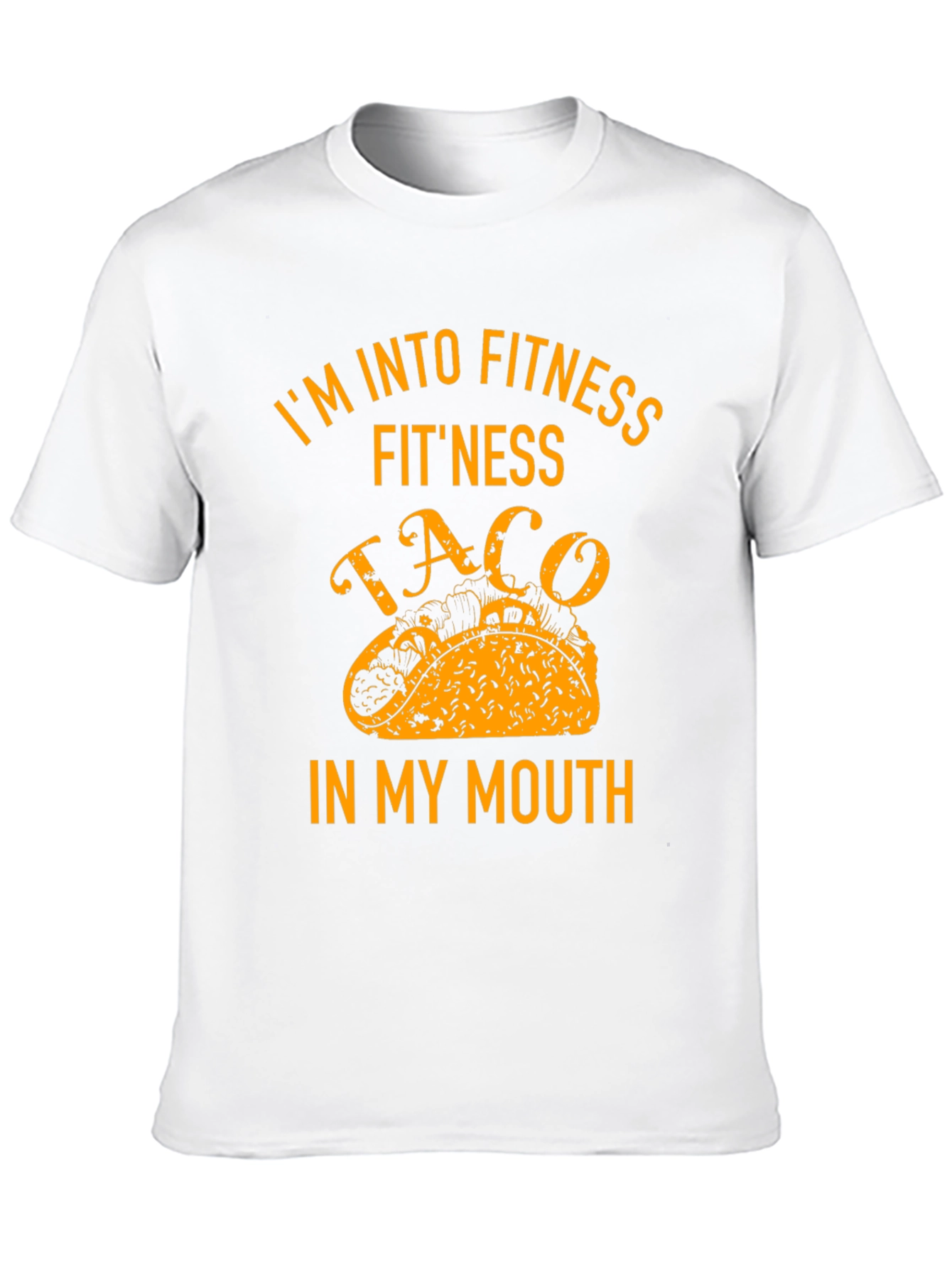 Fitness Taco In My Mouth Graphic T-Shirt