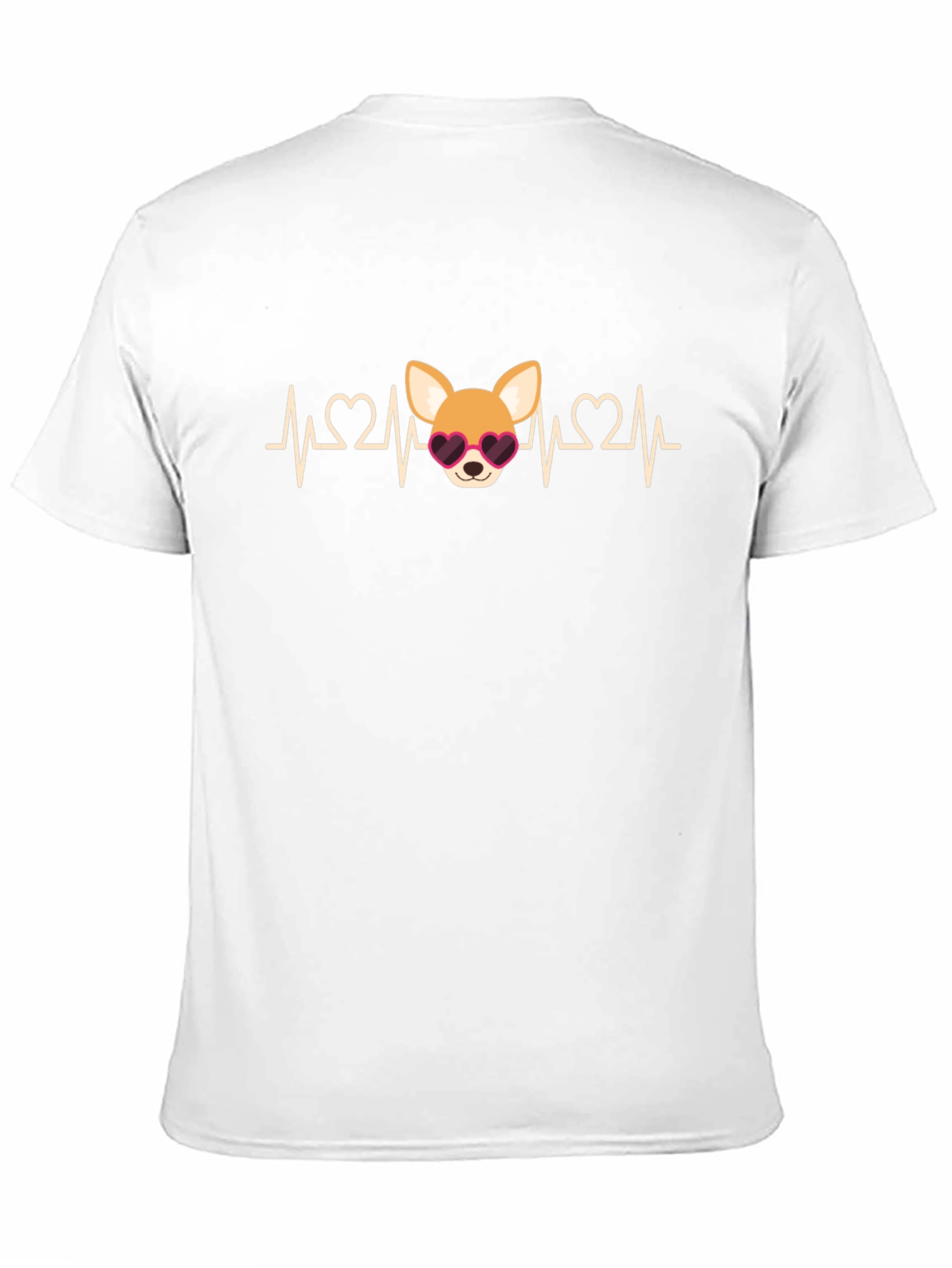 Heartbeat Chihuahua T-Shirt - Cute Dog Tee