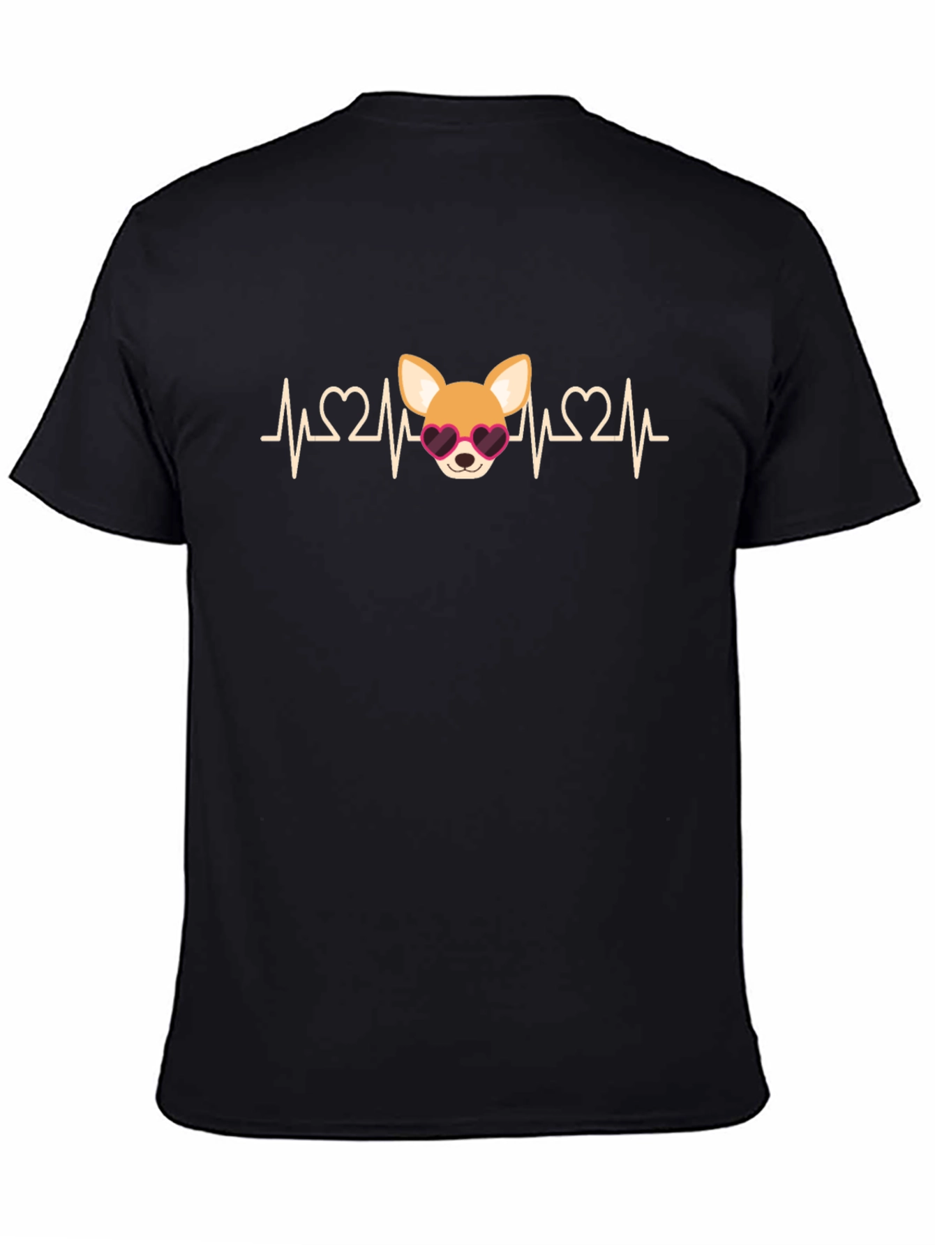 Heartbeat Chihuahua T-Shirt - Cute Dog Tee