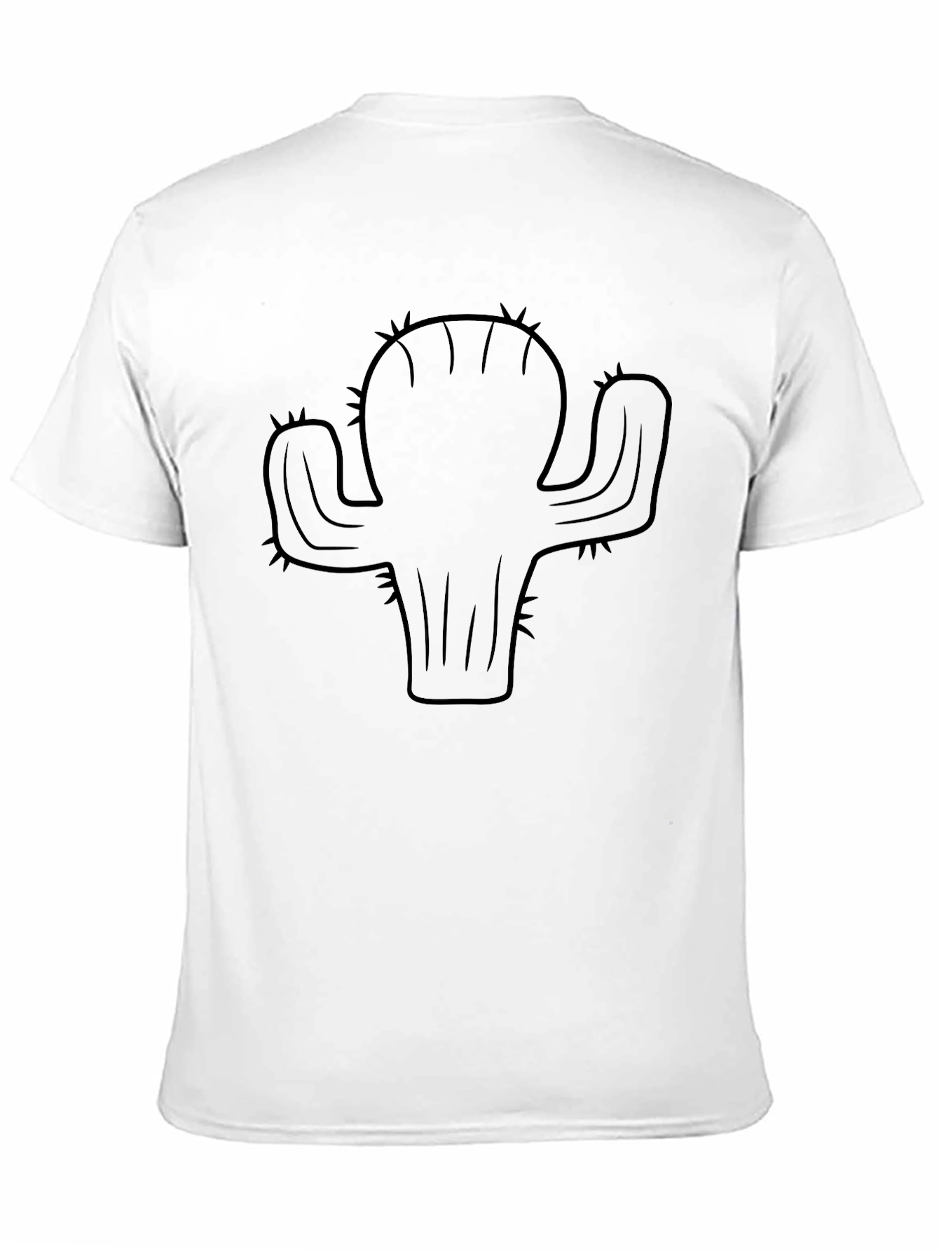Cactus Graphic Black T-Shirt - Desert Style