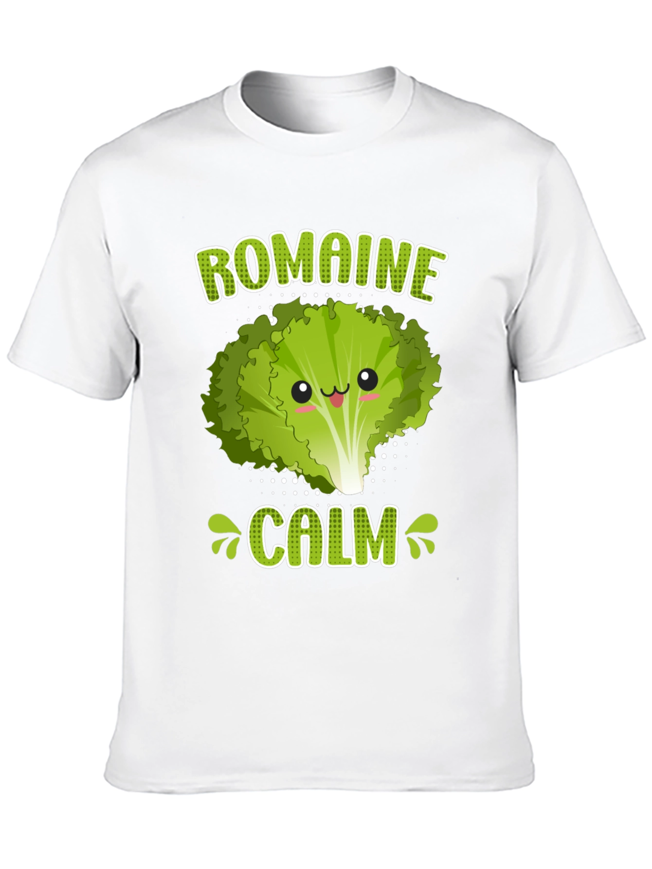 Romaine Calm Funny Vegan Graphic T-Shirt