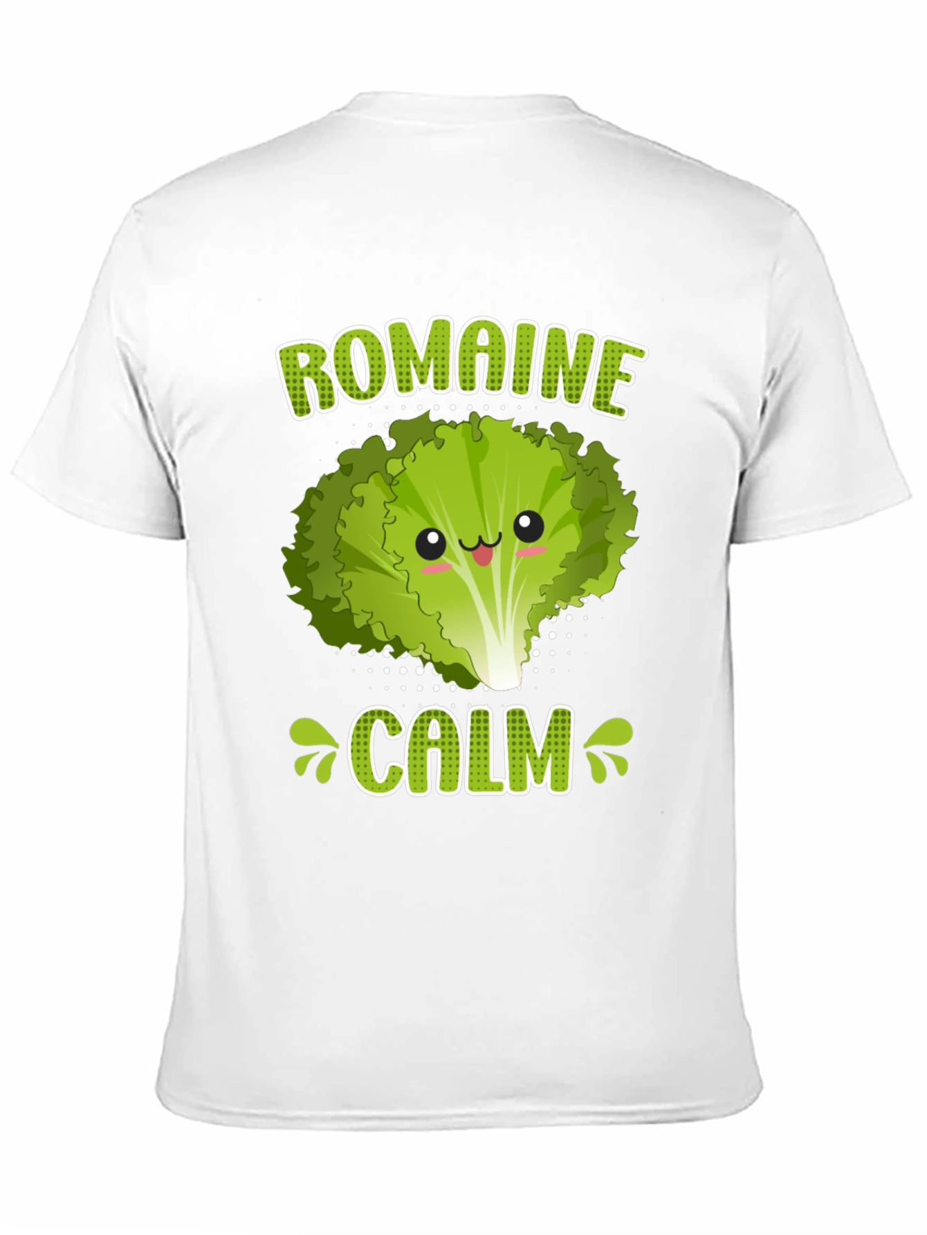 Romaine Calm Funny Vegan Graphic T-Shirt