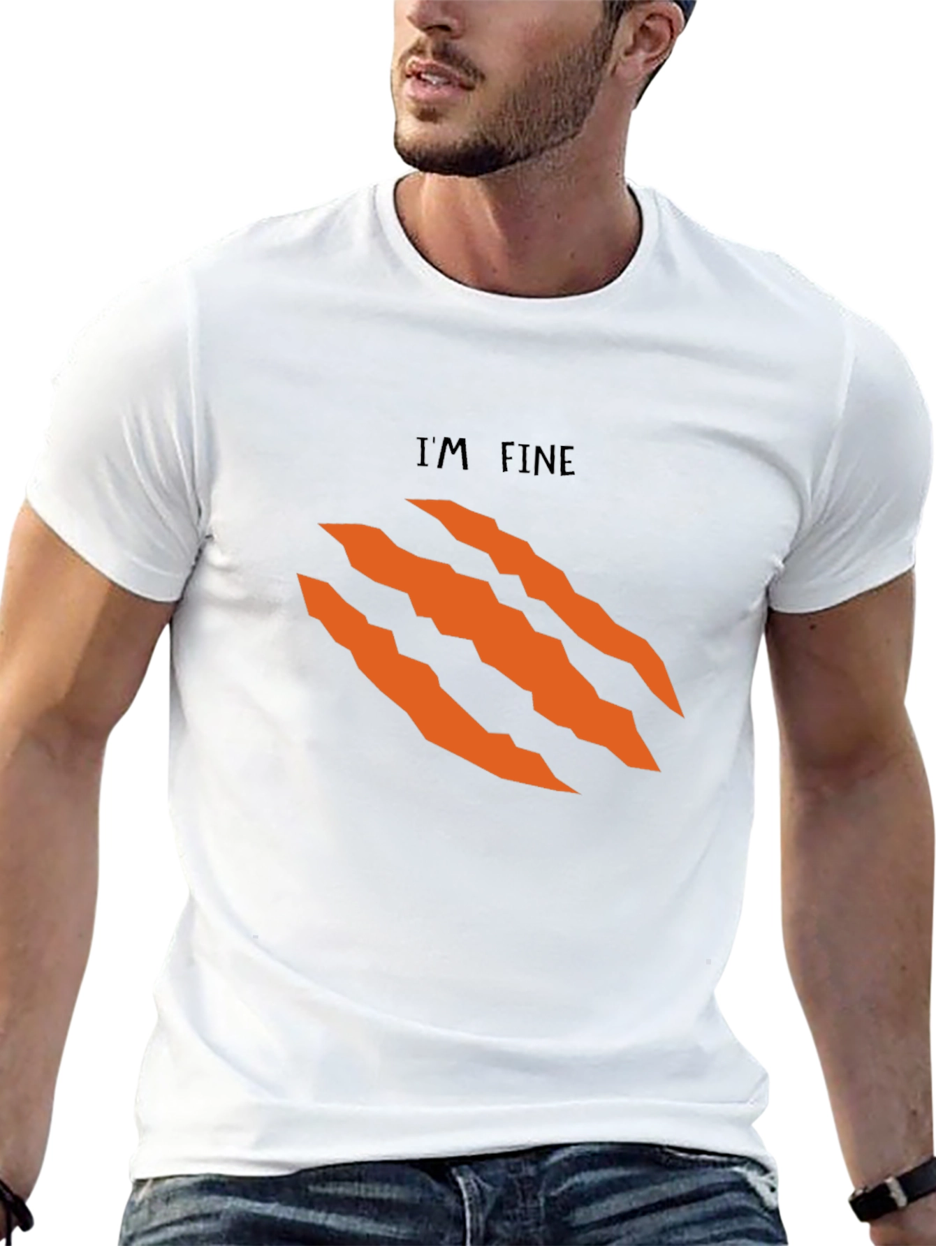 Im Fine Graphic Black T-Shirt