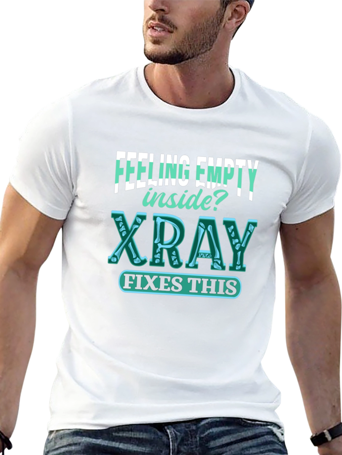 Feeling Empty? X-Ray Graphic Tee