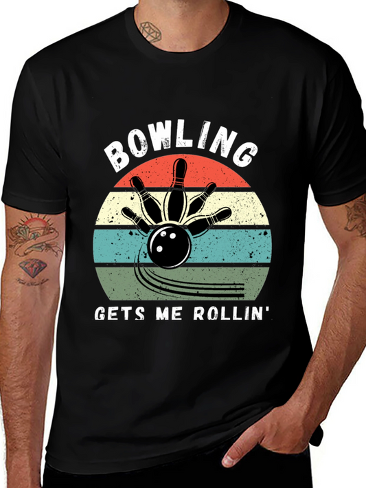 Bowling Gets Me Rollin Graphic Tee