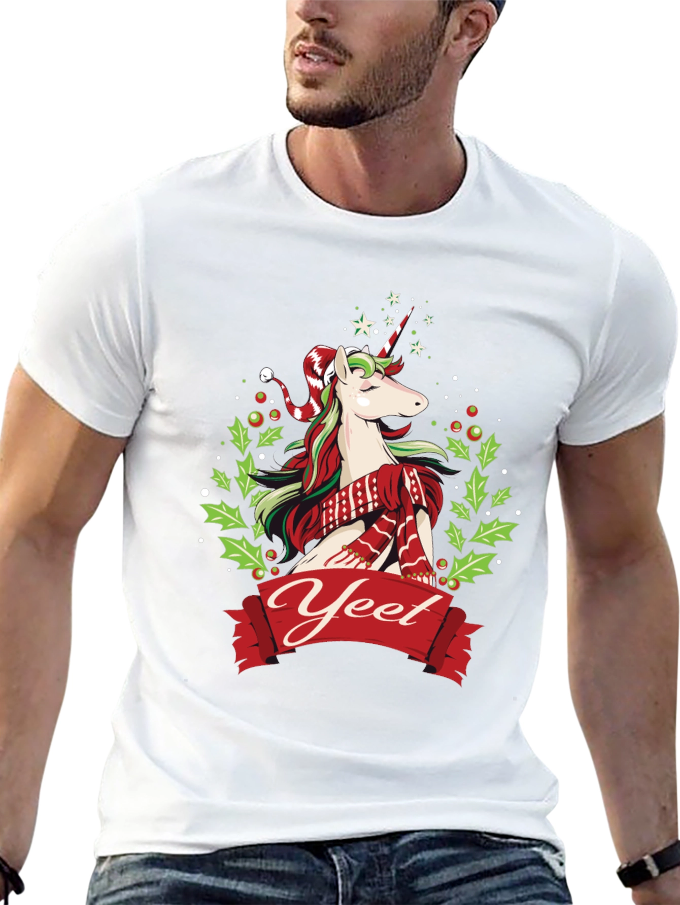 Yeet Christmas Unicorn T-Shirt