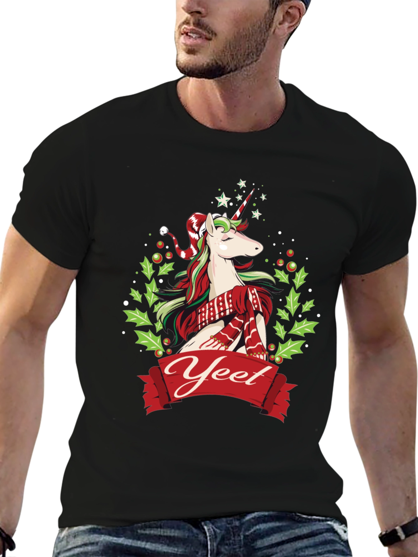 Yeet Christmas Unicorn T-Shirt