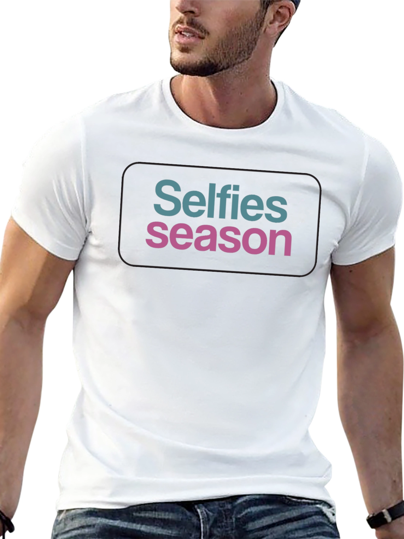 Selfies Season Graphic Tee - Soft Cotton Blend