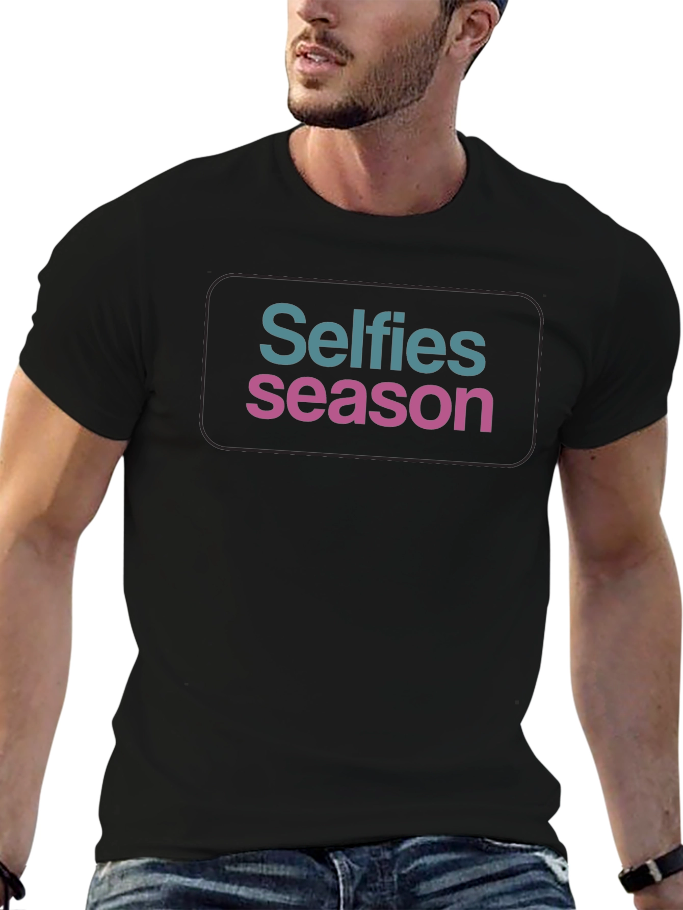 Selfies Season Graphic Tee - Soft Cotton Blend