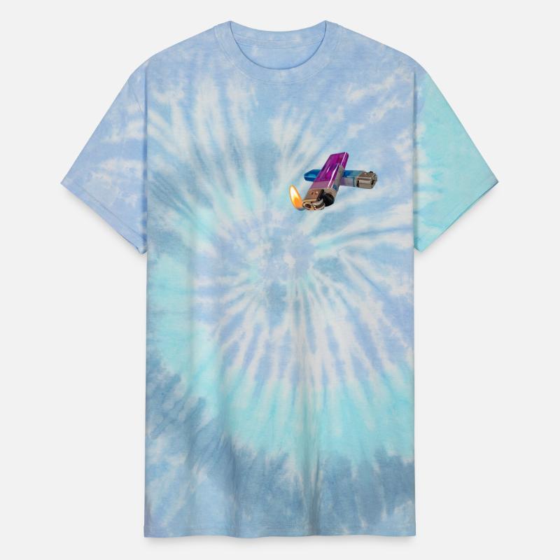 3D Lighter painting, Red and Blue Lightere