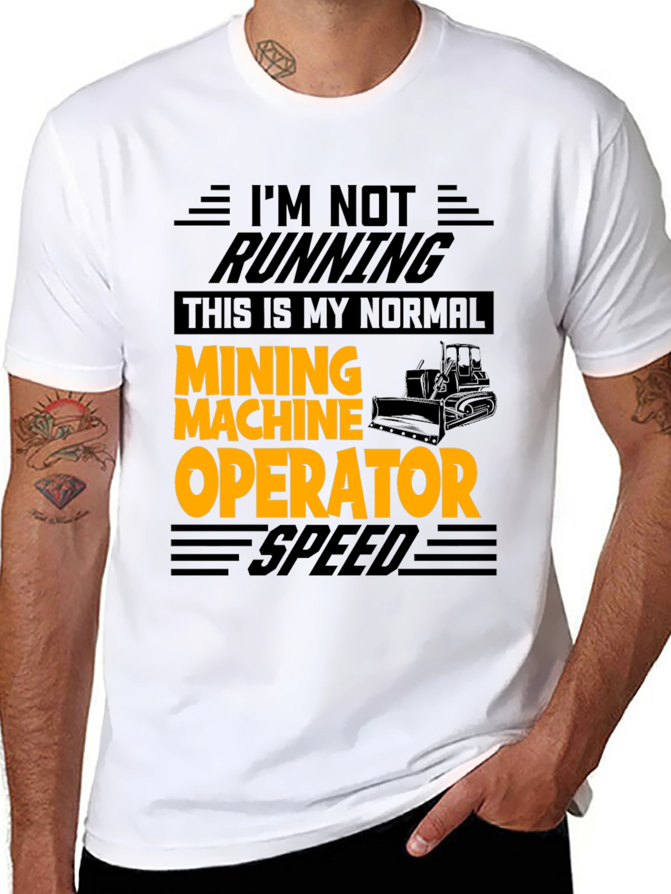 Mining Machine Operator T-Shirt - Normal Speed