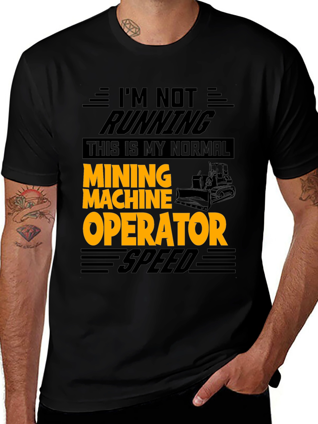 Mining Machine Operator T-Shirt - Normal Speed