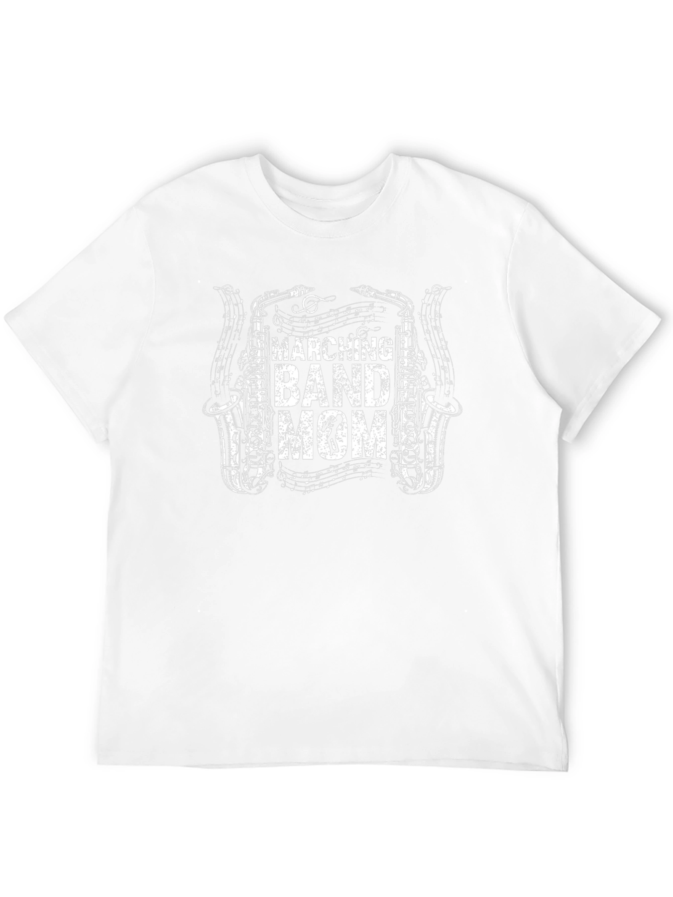 Marching Band Mom T-Shirt - Saxophone Design