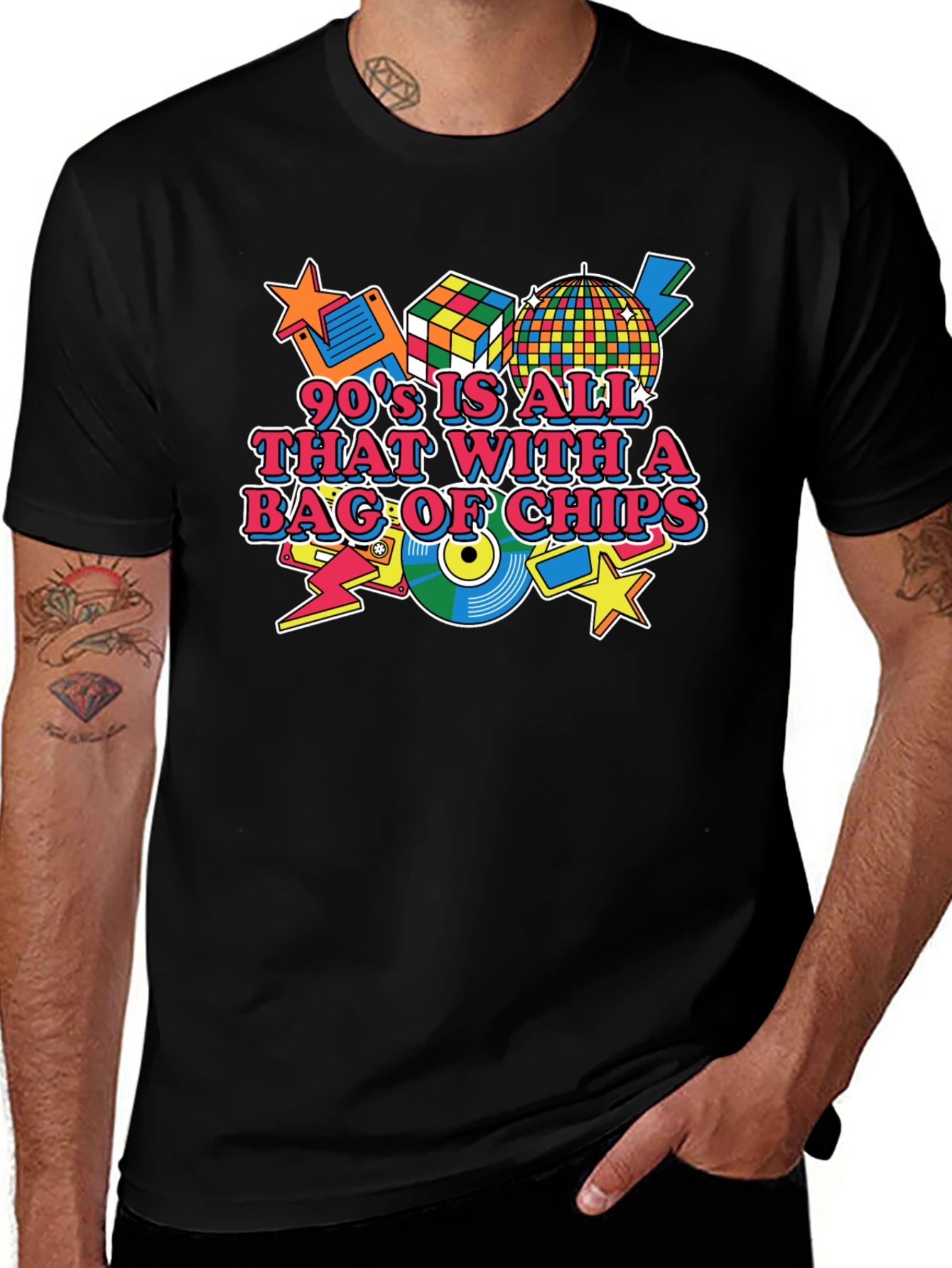 90s Style Graphic Tee