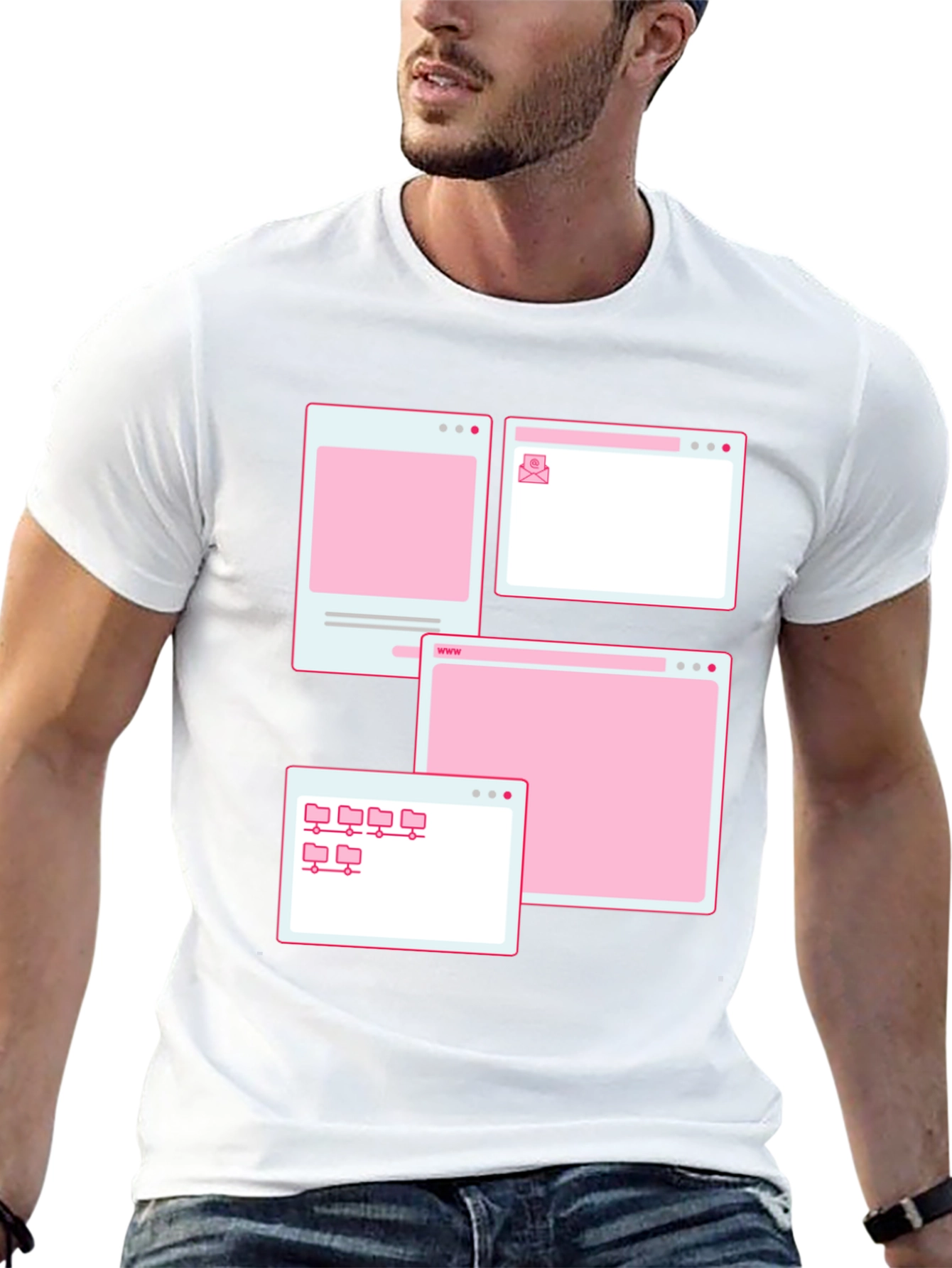 Aesthetic Computer Window T-Shirt