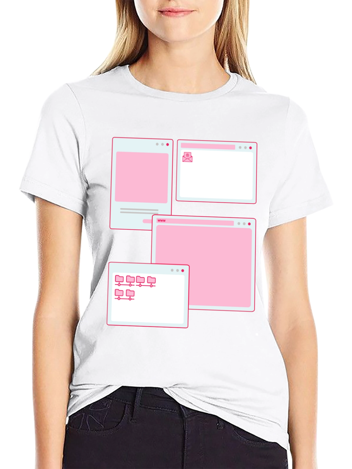 Aesthetic Computer Window T-Shirt