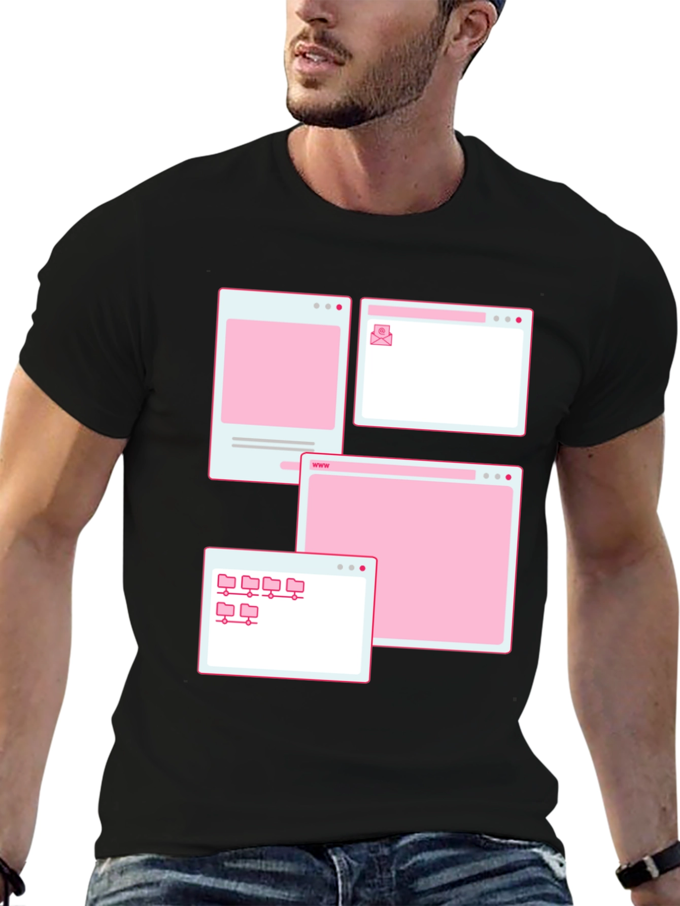 Aesthetic Computer Window T-Shirt